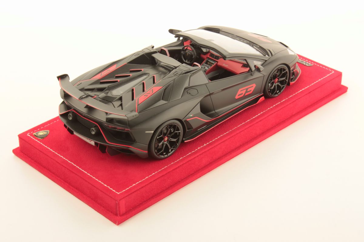 MR Collection Lamborghini Aventador SVJ Roadster - Nero Nemesis | 1:18 - Image 2