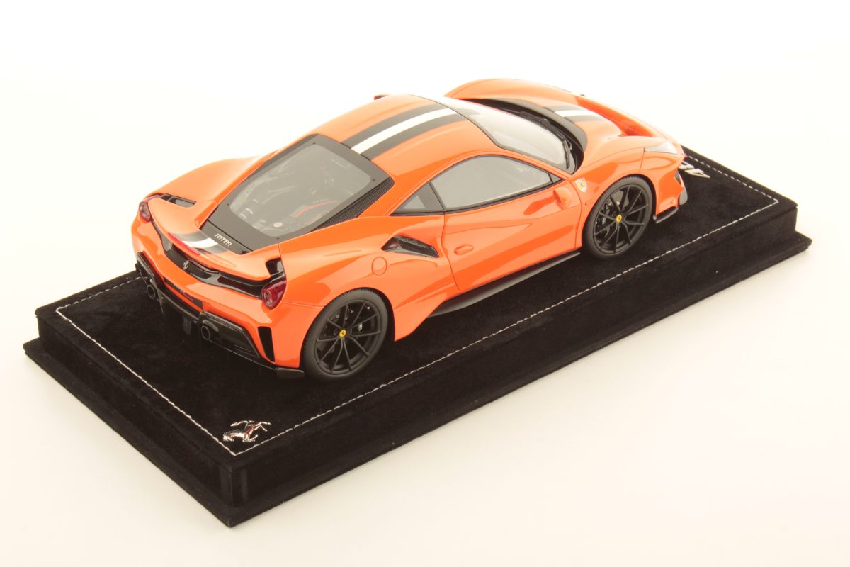 MR Collection Ferrari 488 Pista - Pastel Orange | 1:18 - Image 2