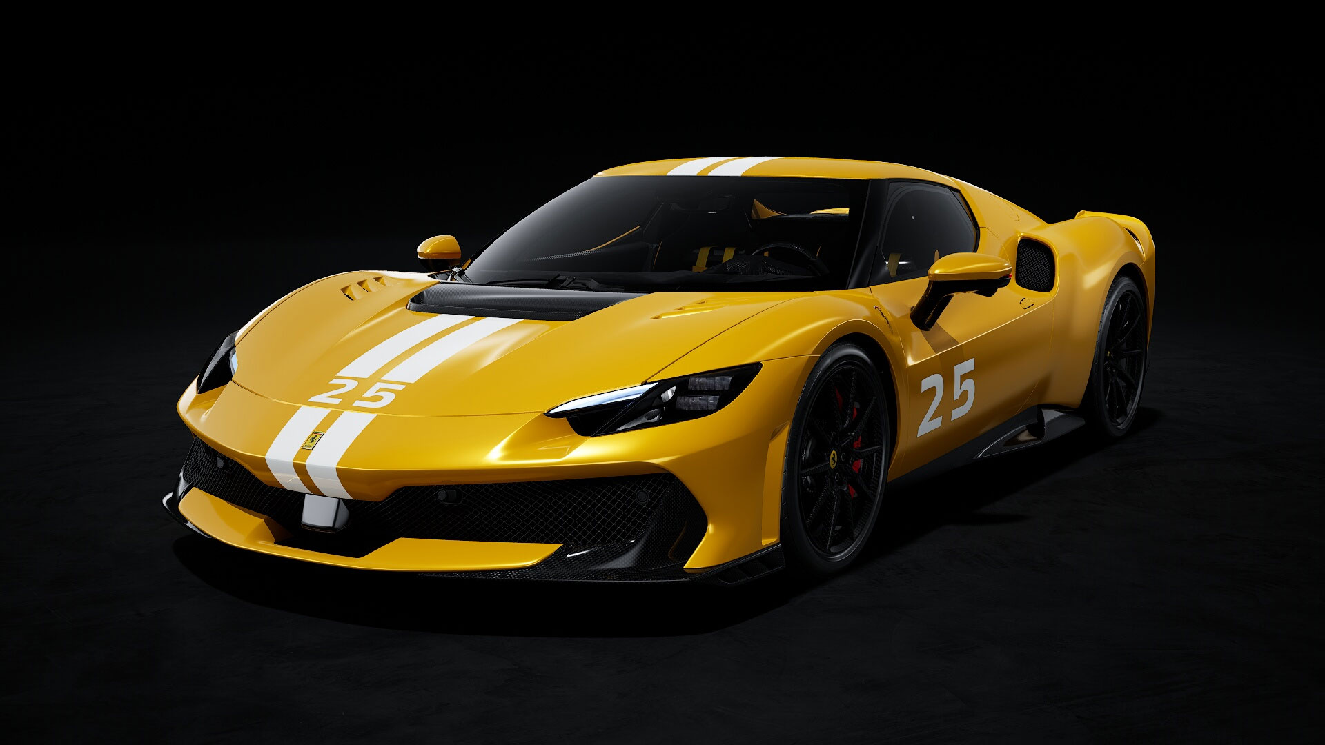MRコレクション フェラーリ 296 スペチアーレ - トリプルレイヤーイエロー リバリー付き | 1:18