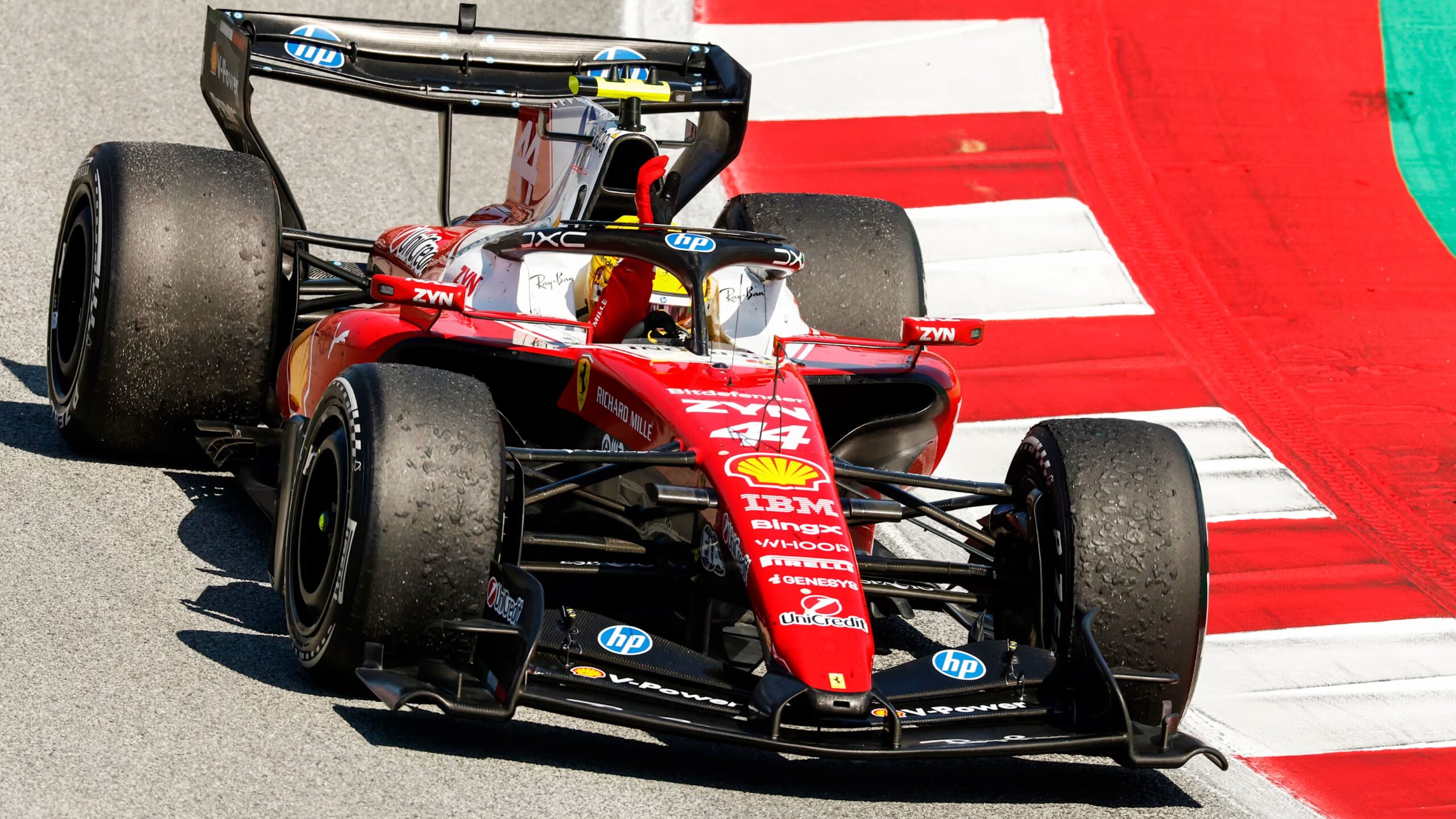 MR Collection Ferrari SF-26 Catalunya GP 2026 Lewis Hamilton Winner - Race Livery | 1:12