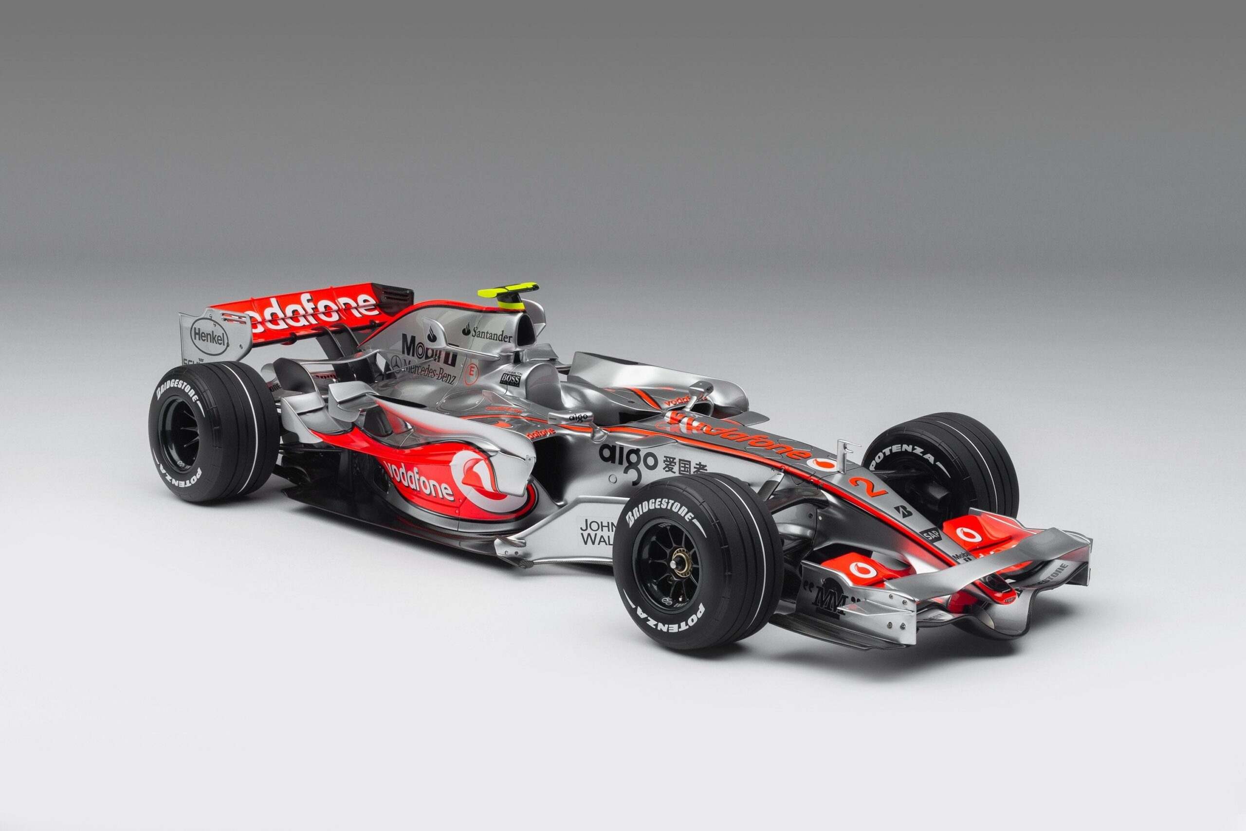 Amalgam McLaren MP4-22 2007 Canadian Grand Prix Lewis Hamilton - Silber / Rot | 1:8 - Immagine 4