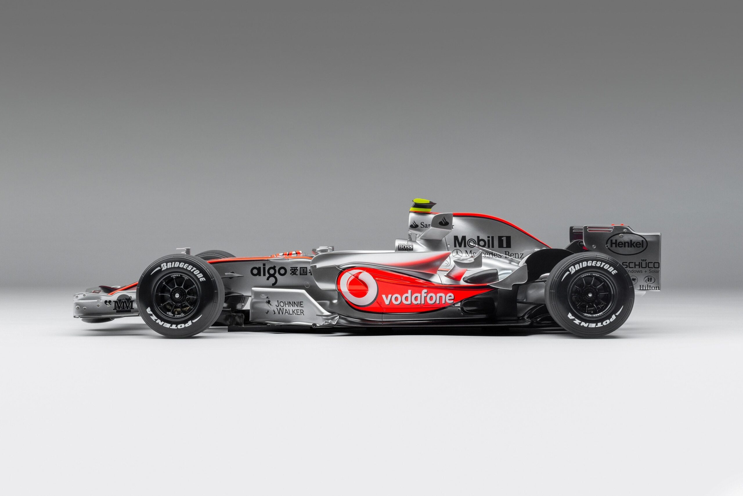 Amalgam McLaren MP4-22 2007 Canadian Grand Prix Lewis Hamilton - Silber / Rot | 1:8 - Immagine 13
