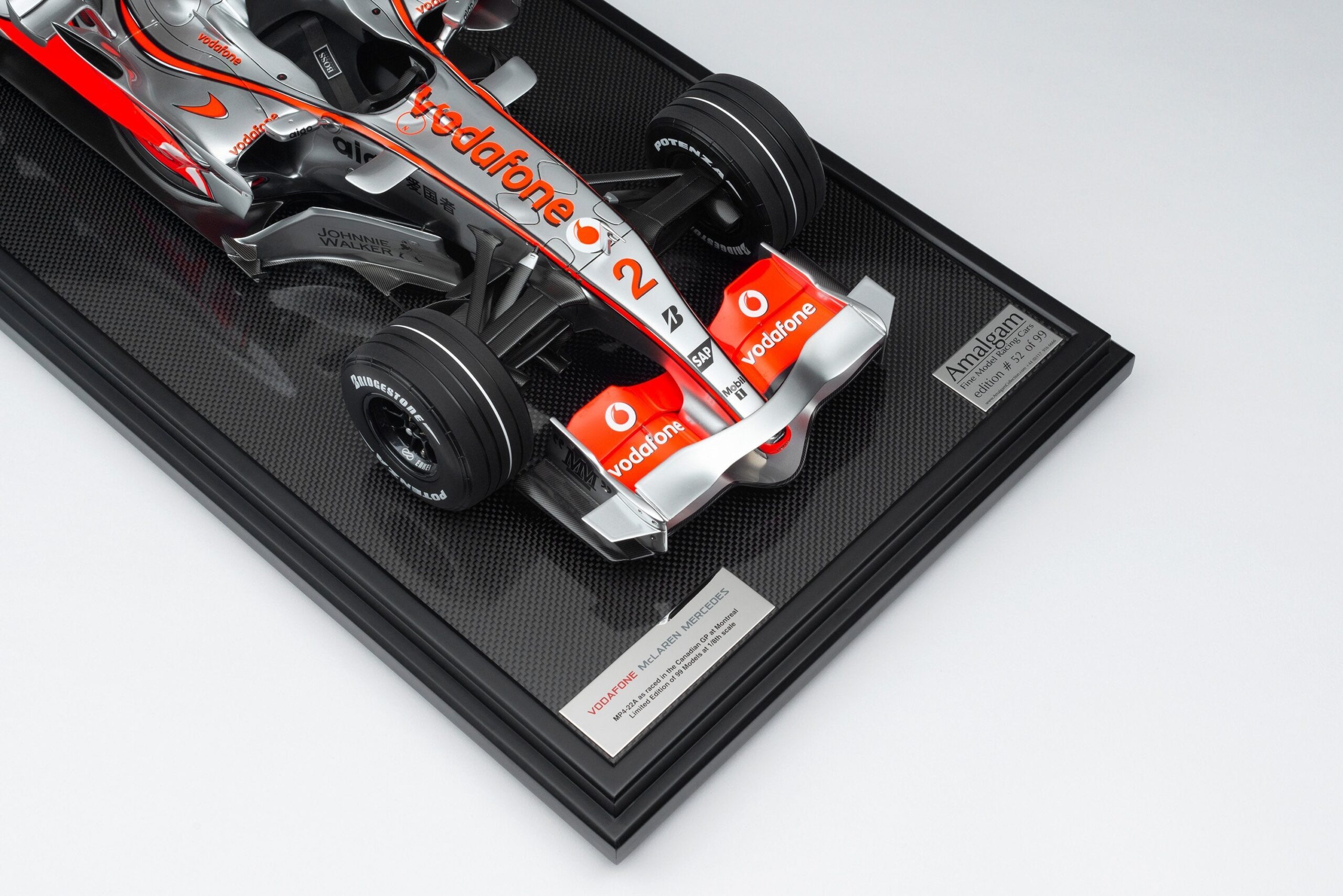 Amalgam McLaren MP4-22 2007 Canadian Grand Prix Lewis Hamilton - Silber / Rot | 1:8 - Immagine 8