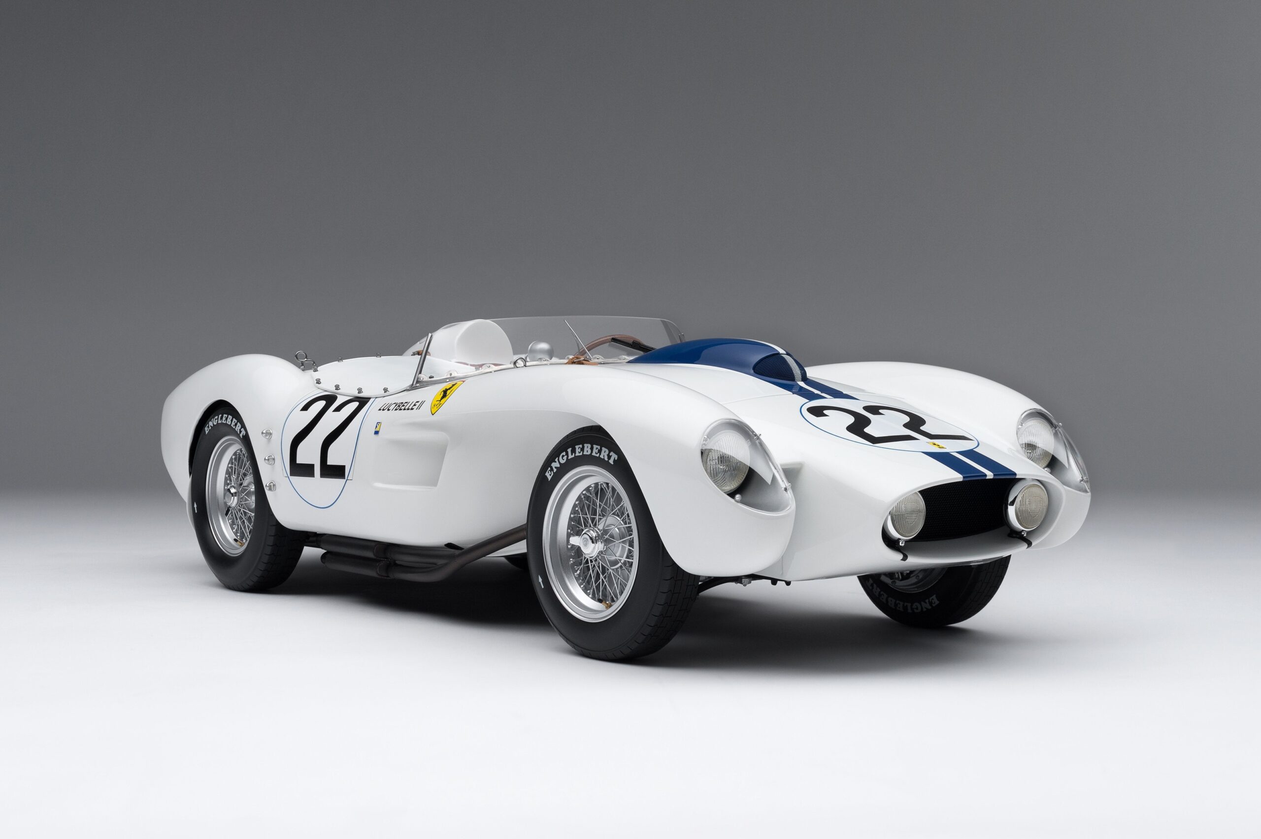 Amalgam Ferrari 250 TR 1958 Le Mans "Lucybelle II" - Weiß | 1:8 - Image 4