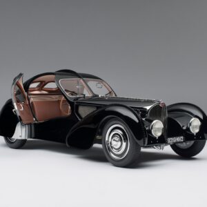 Amalgam Bugatti Type 57SC Atlantic "La Voiture Noire" (1936) - Nero | 1:8
