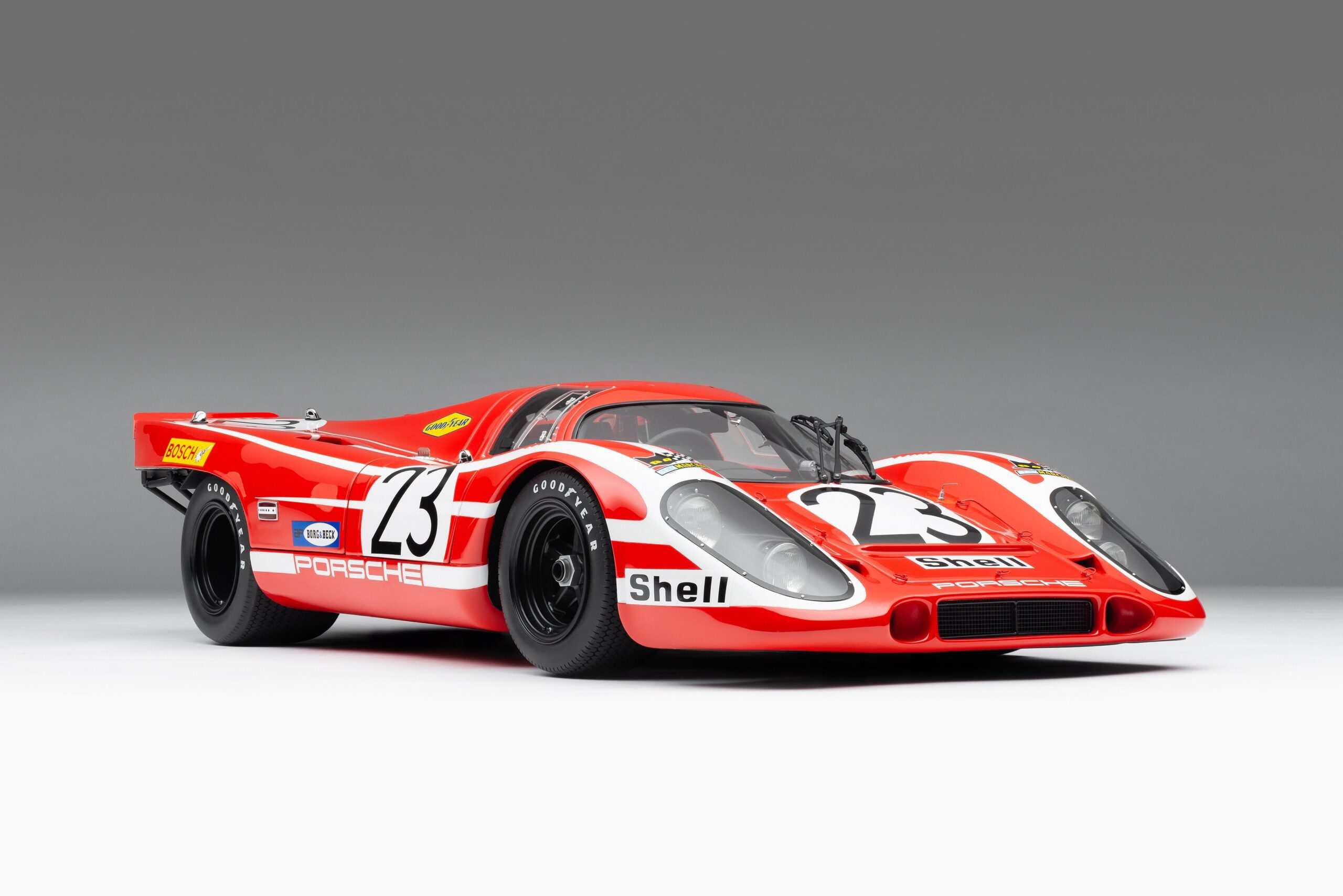 Amalgam Porsche 917K 1970 Vainqueur Le Mans Livrée Salzburg - Rouge | 1:8