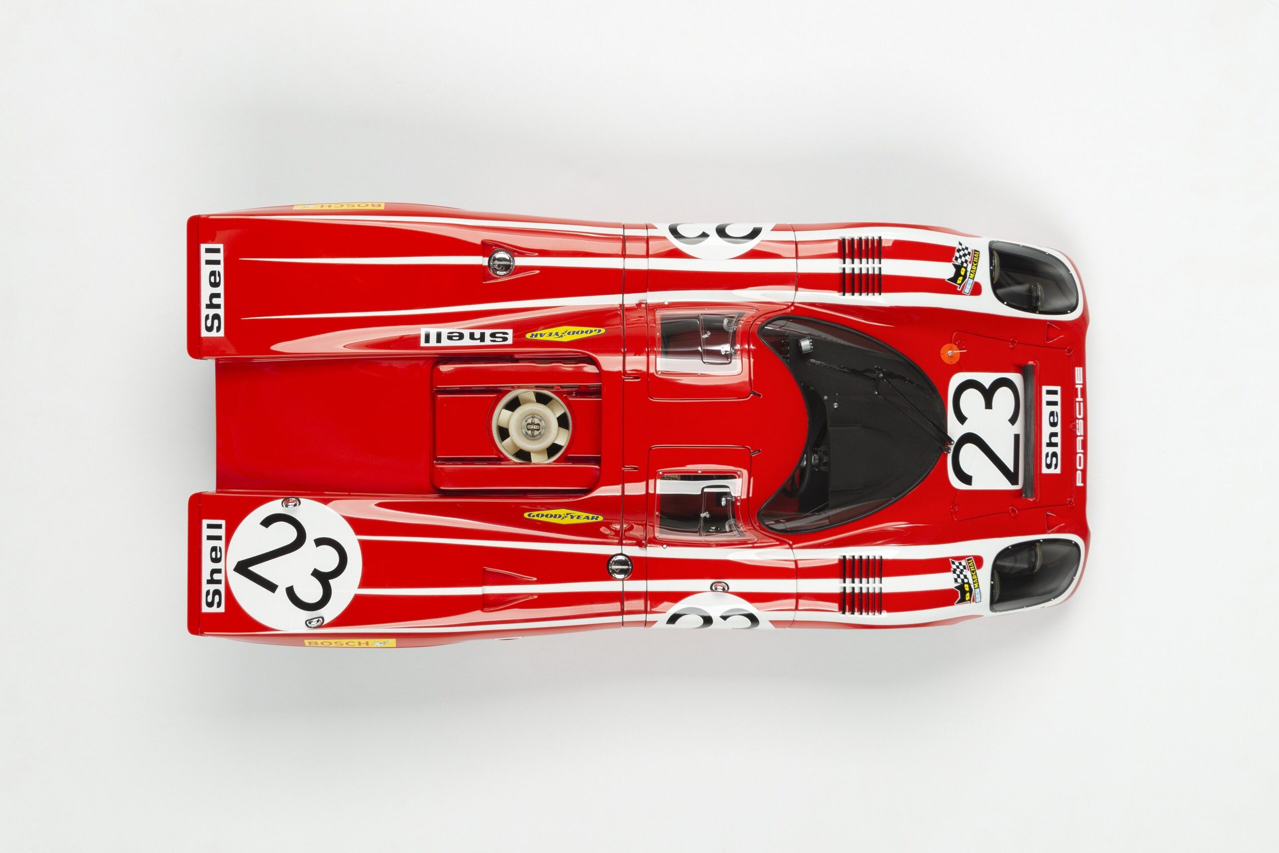 Amalgam Porsche 917K 1970 Le Mans Winner Salzburg Livery - Rot | 1:8 - Image 10