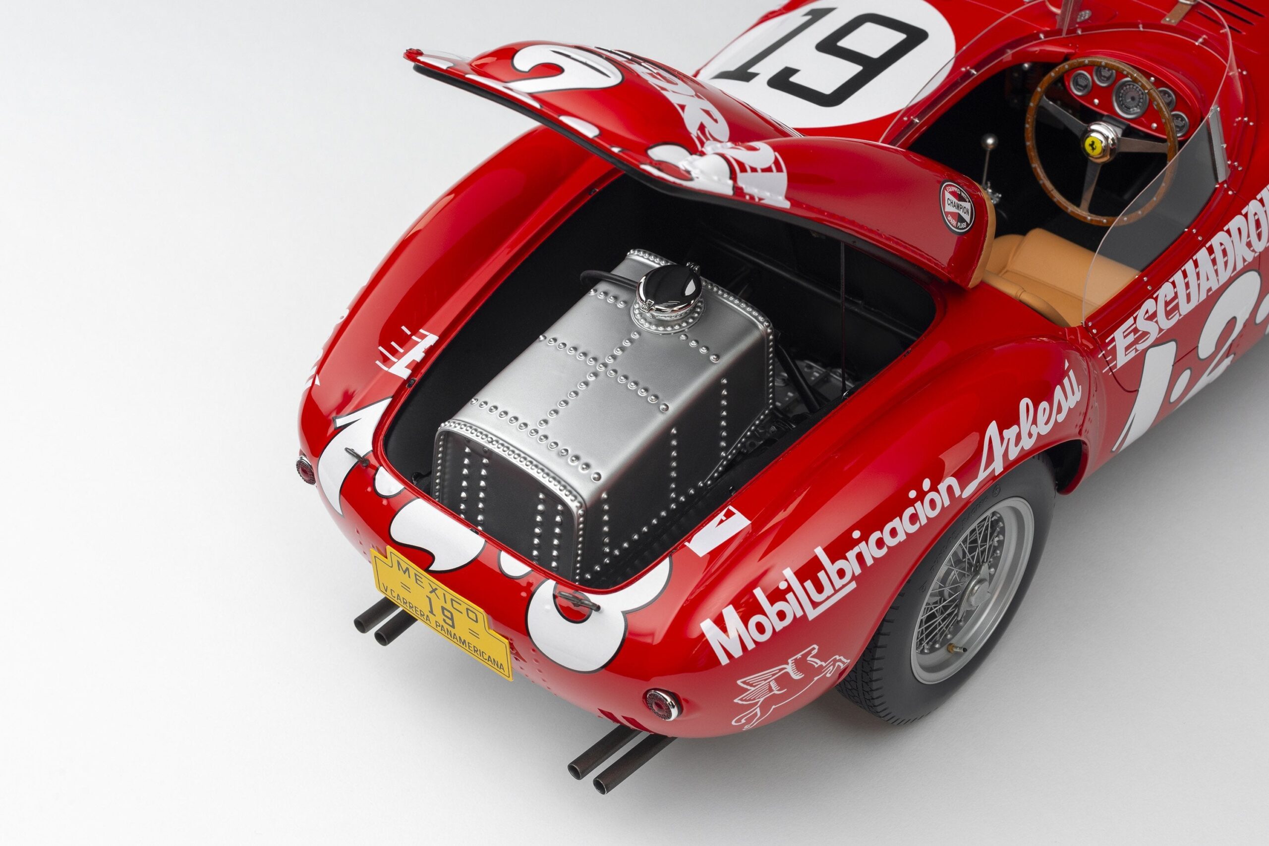 Amalgam Ferrari 375 Plus 1954 Carrera Panamericana Winner Maglioli - Rot | 1:8 - Image 8