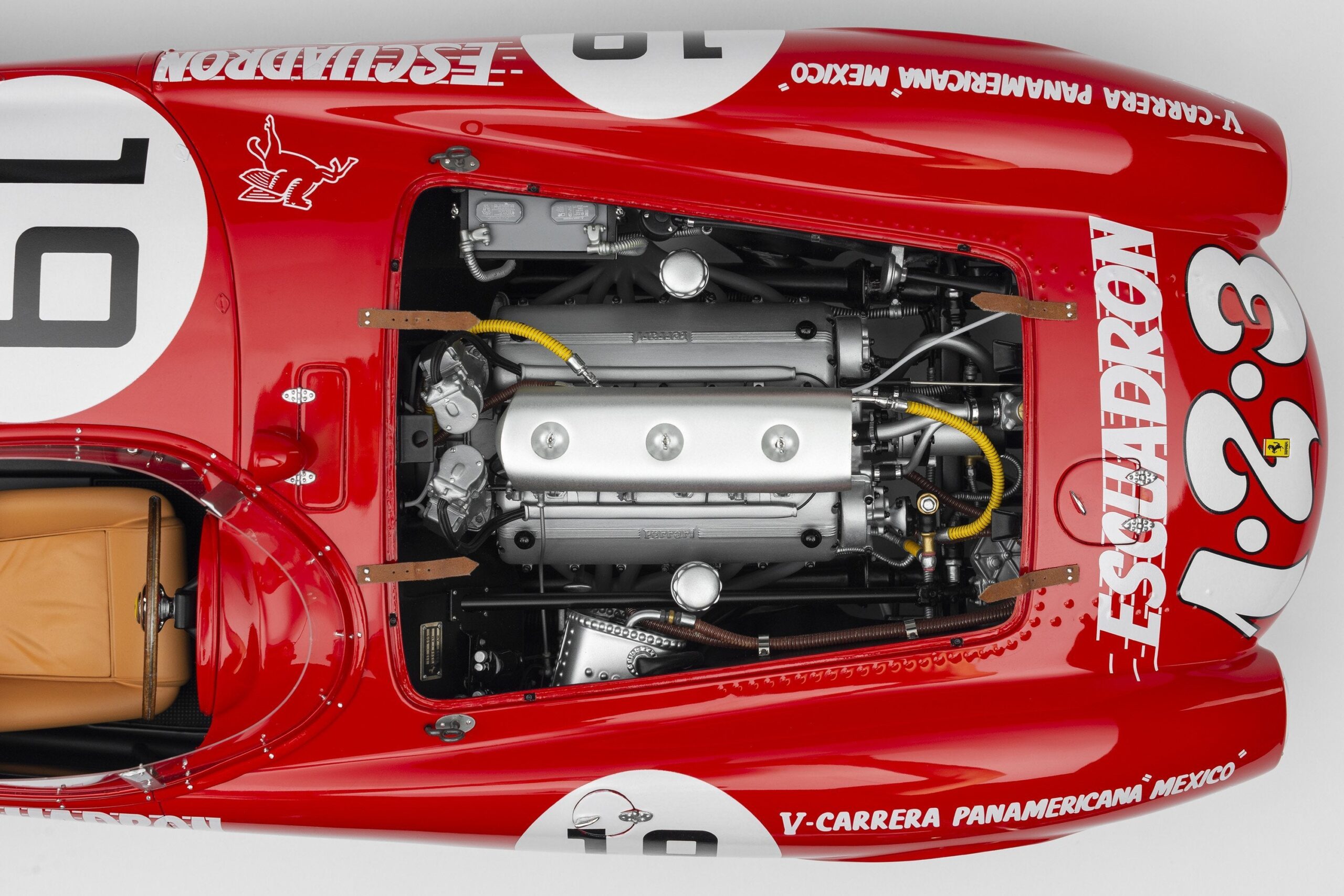 Amalgam Ferrari 375 Plus 1954 Carrera Panamericana Winner Maglioli - Rot | 1:8 - Image 6