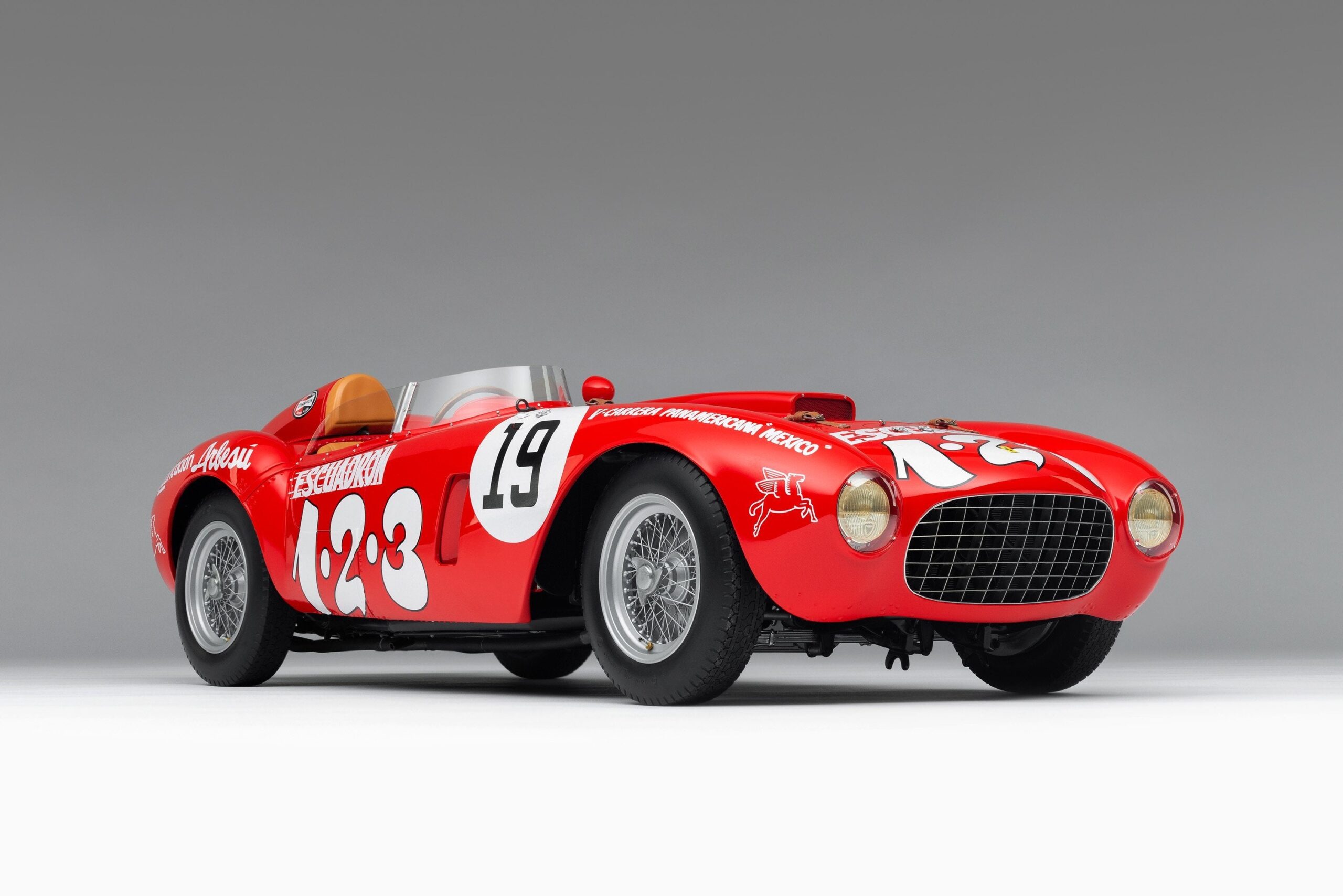 Amalgam Ferrari 375 Plus 1954 Carrera Panamericana Winner Maglioli - Red | 1:8