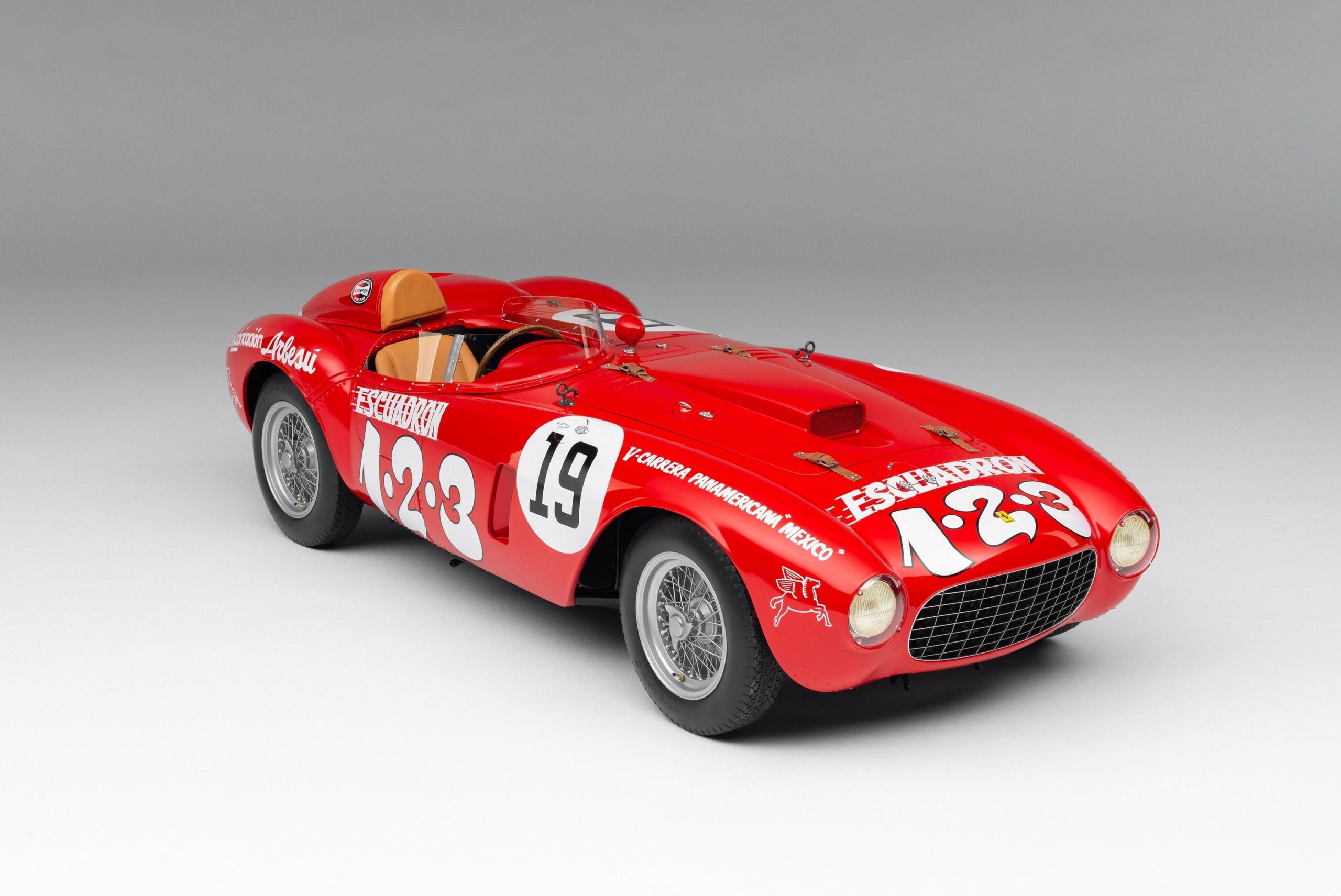 Amalgam Ferrari 375 Plus 1954 Carrera Panamericana Winner Maglioli - Rot | 1:8 - Image 12