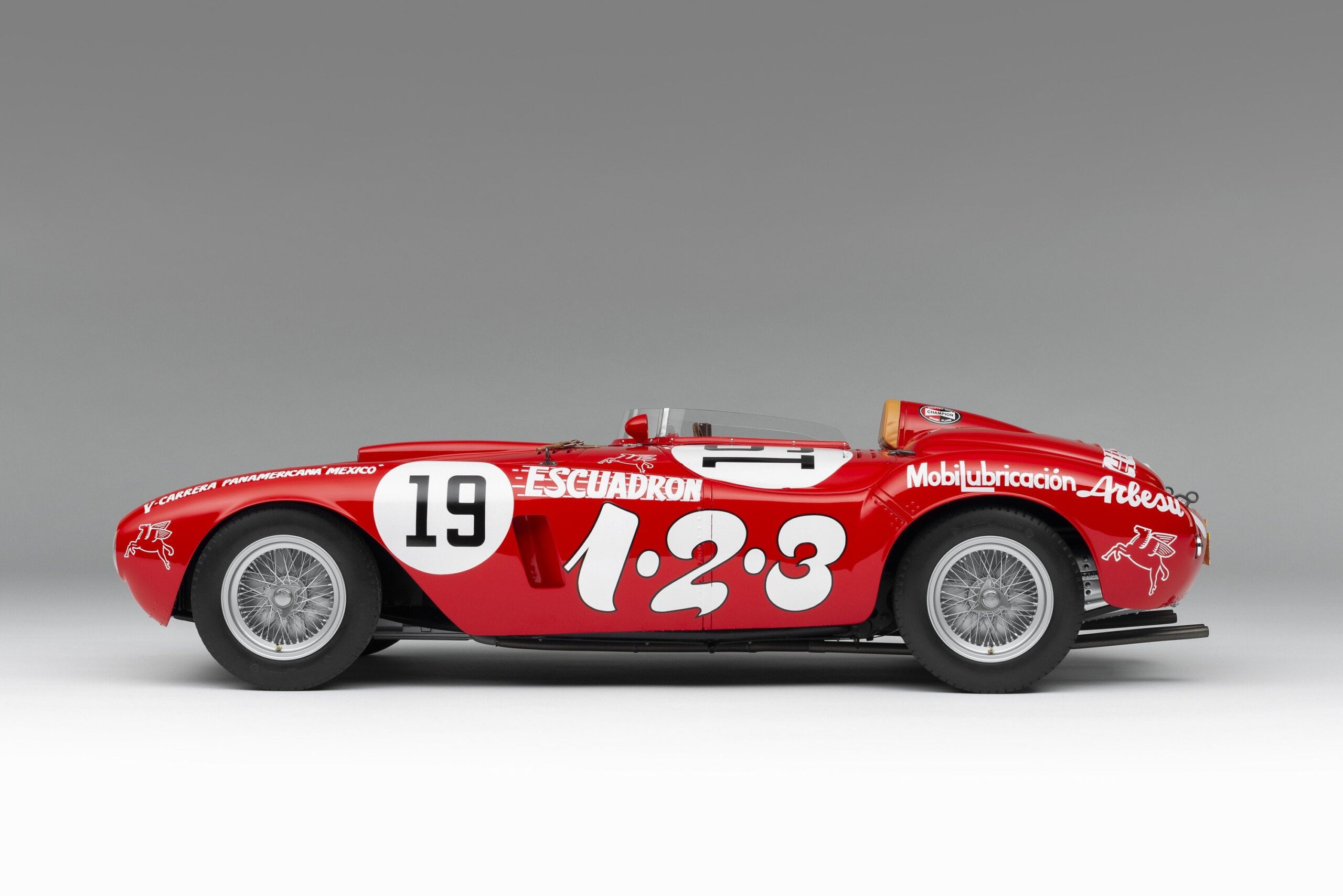 Amalgam Ferrari 375 Plus 1954 Carrera Panamericana Winner Maglioli - Rot | 1:8 - Image 16