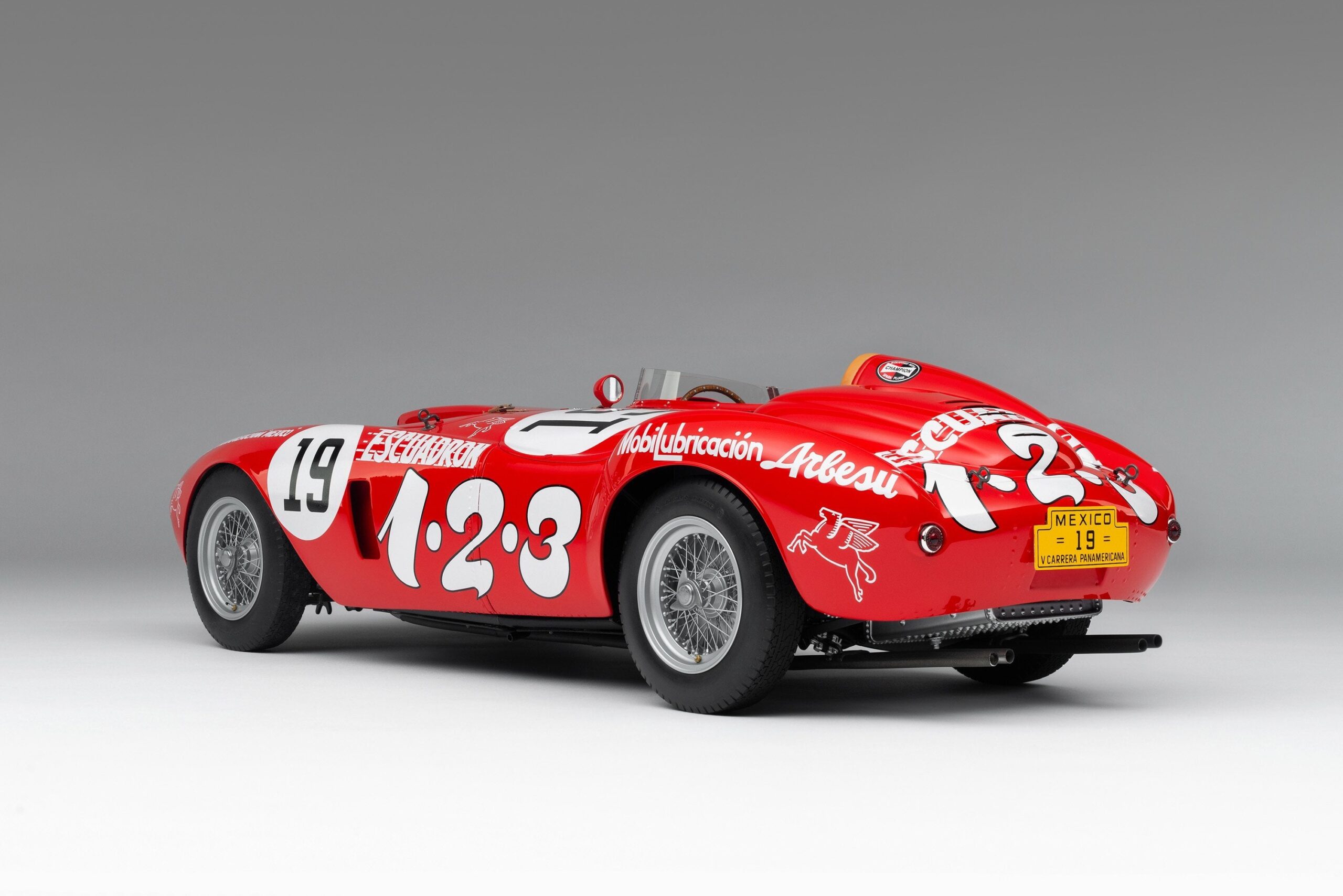 Amalgam Ferrari 375 Plus 1954 Carrera Panamericana Winner Maglioli - Rot | 1:8 - Image 13
