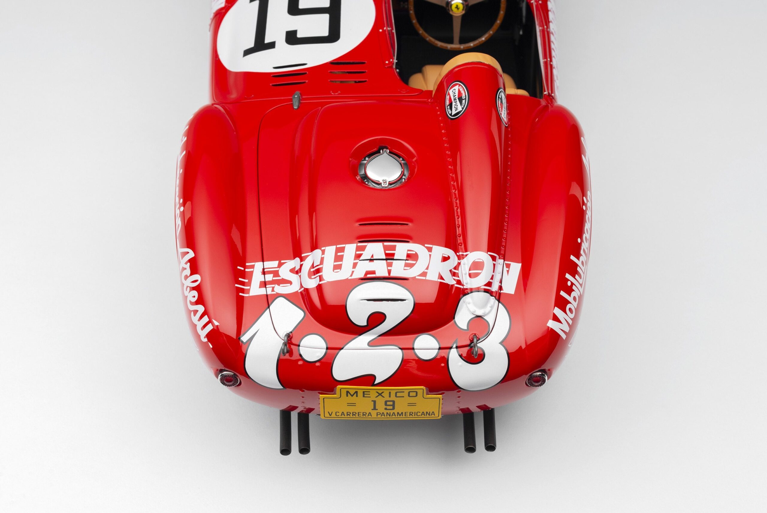 Amalgam Ferrari 375 Plus 1954 Carrera Panamericana Winner Maglioli - Rot | 1:8 - Image 14