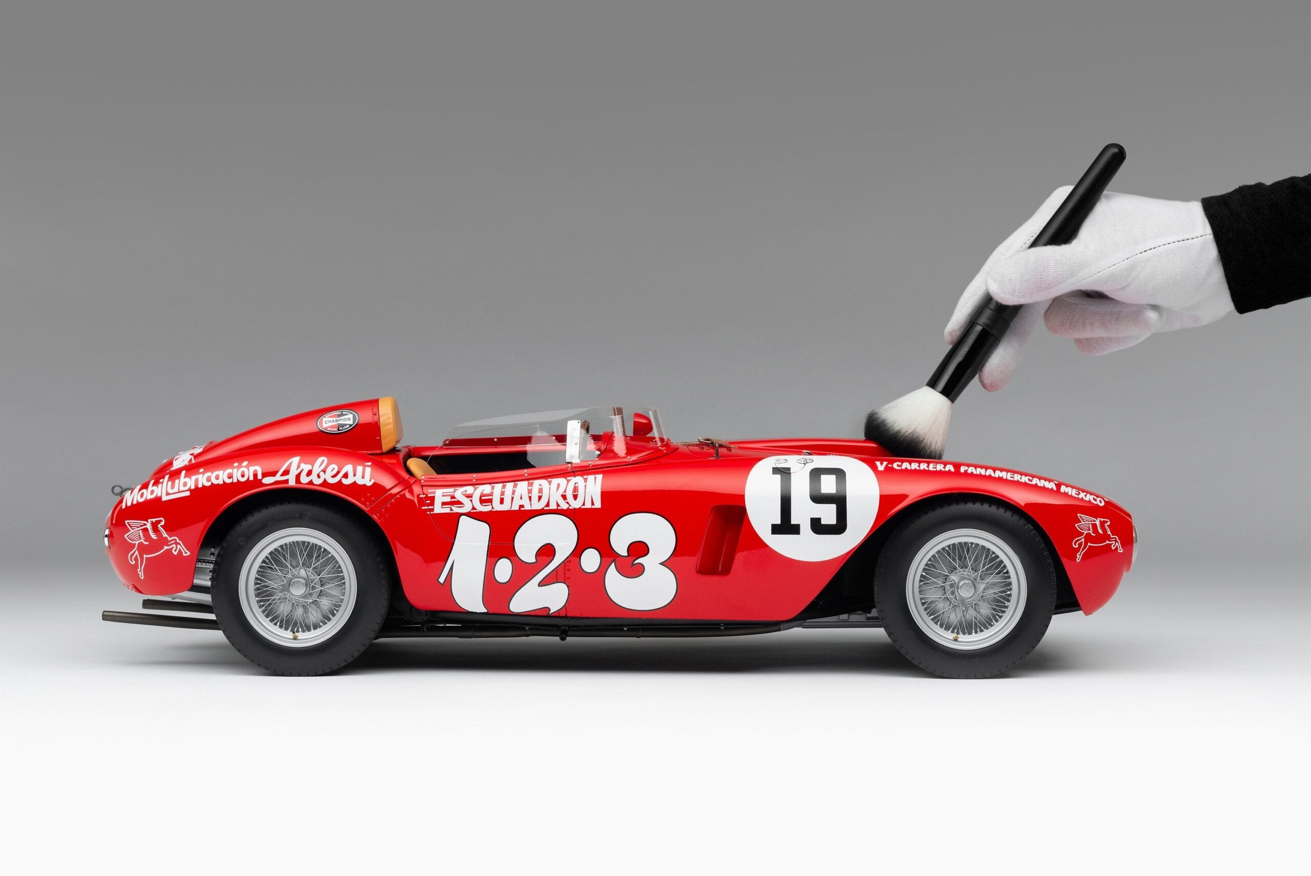 Amalgam Ferrari 375 Plus 1954 Carrera Panamericana Winner Maglioli - Rot | 1:8 - Image 3