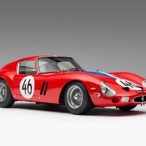 سيارة فيراري أمالغام 250 جي تي أو 3943GT 1963، الفائزة بفئة سباق نوربورغ لمسافة 1000 كم - حمراء | بمقياس 1:8