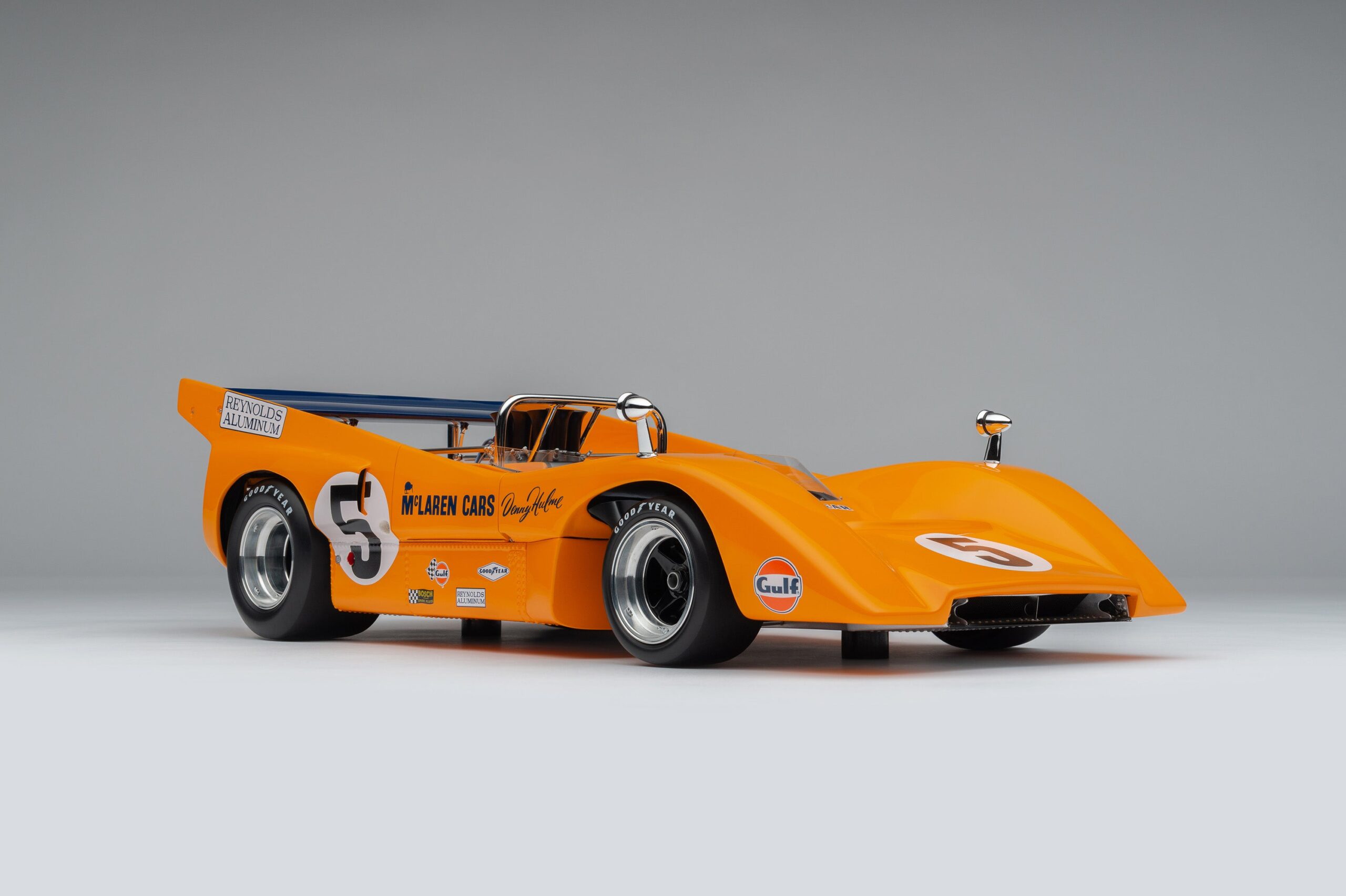 Amalgam McLaren M8D 1970 Can-Am Season - Orange | 1:8