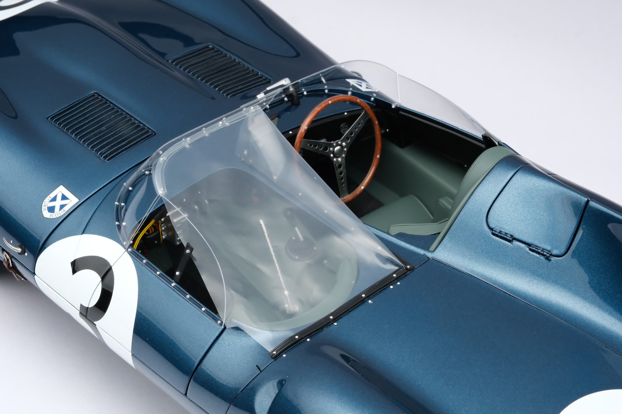 Amalgam Jaguar D-type Ecurie Ecosse 1957 Le Mans Winner - Dunkelblau | 1:8 – Bild 11