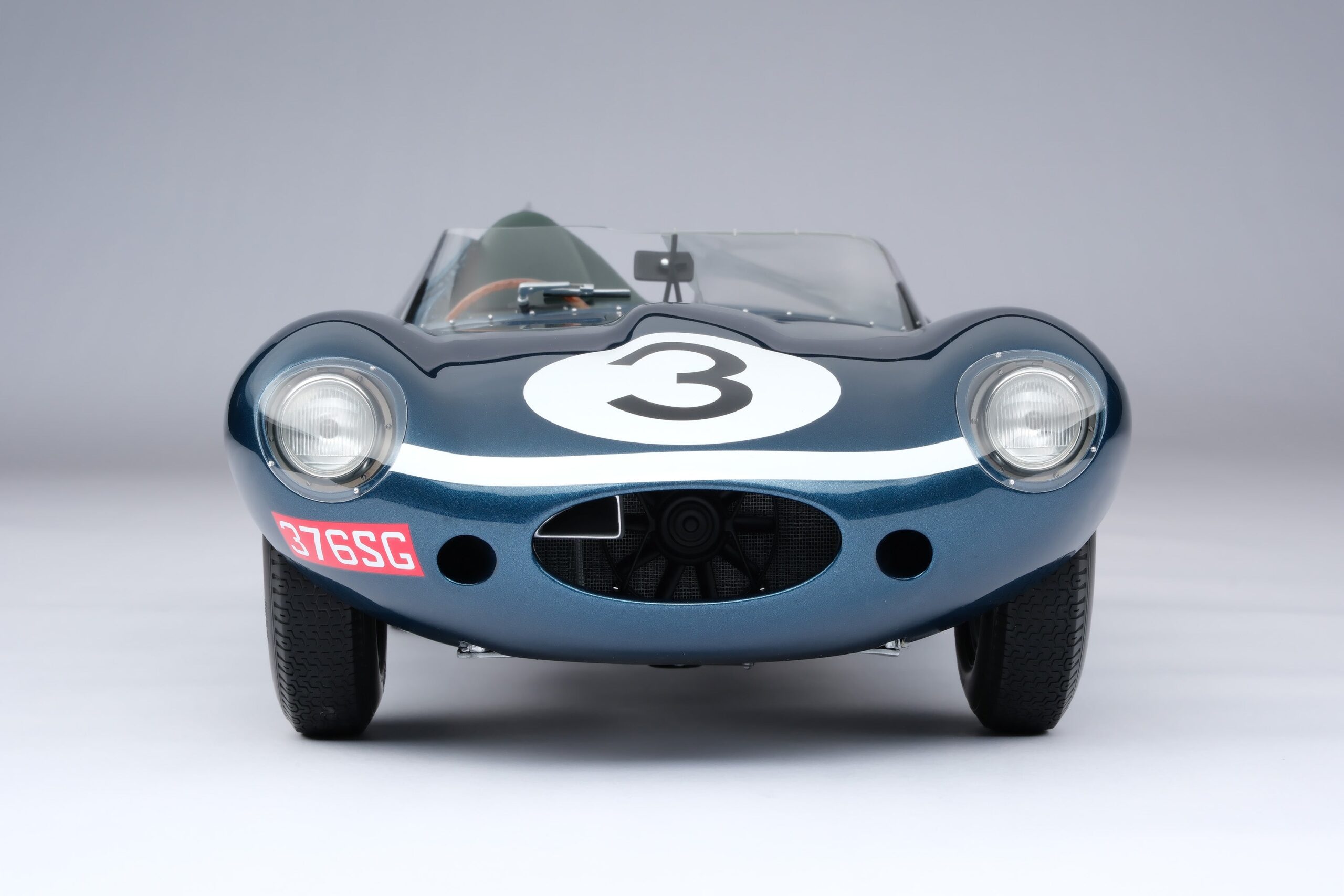 Amalgam Jaguar D-type Ecurie Ecosse 1957 Le Mans Winner - Dunkelblau | 1:8 – Bild 5