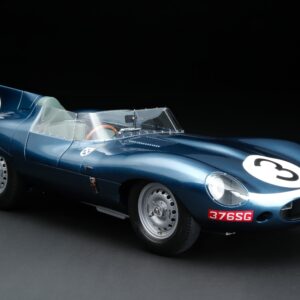 Amalgam Jaguar D-type Ecurie Ecosse 1957 Vincitrice Le Mans - Blu scuro | 1:8