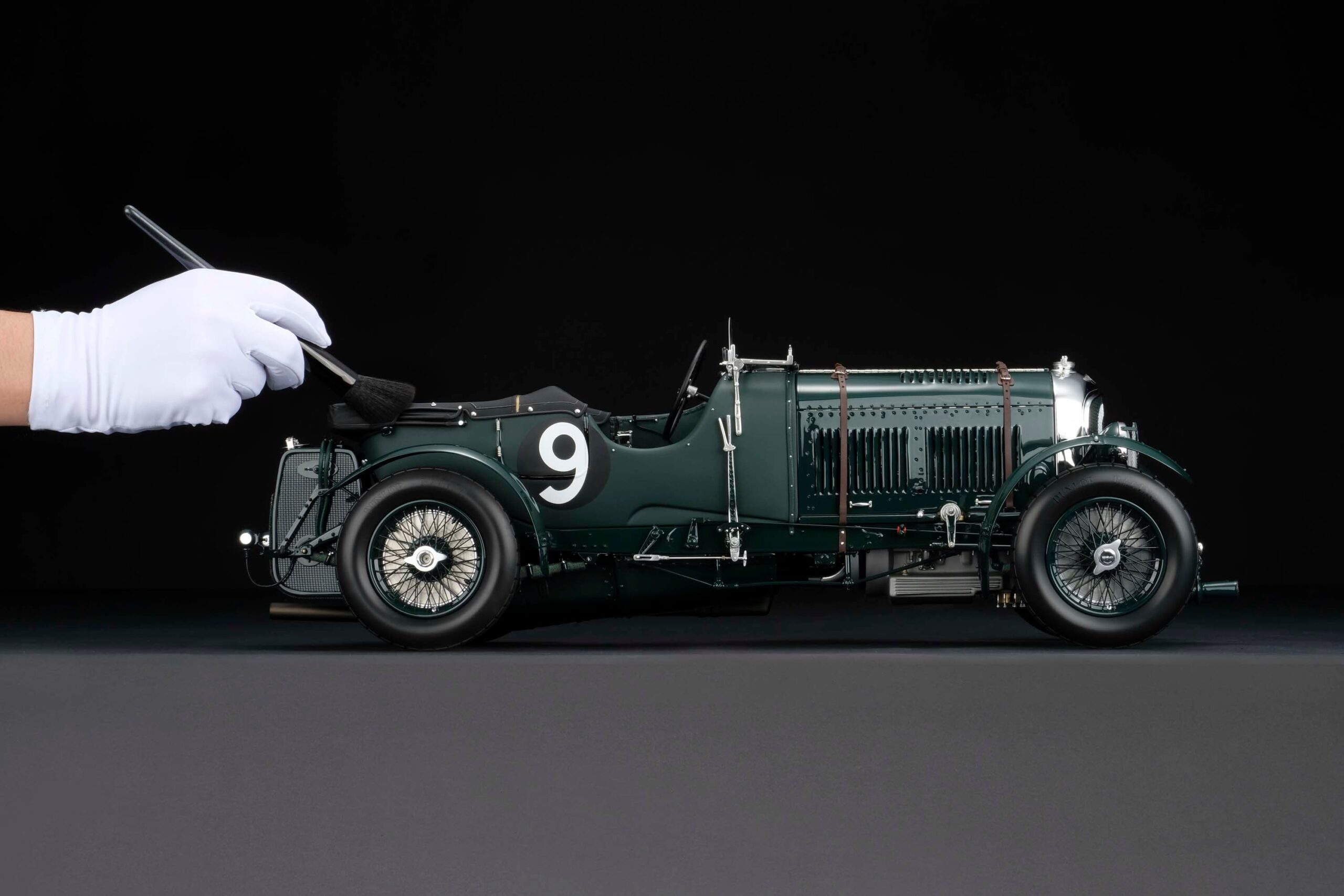 Amalgam Bentley Blower 1930 Le Mans Birkin & Chassagne - Blau | 1:8 - 画像3