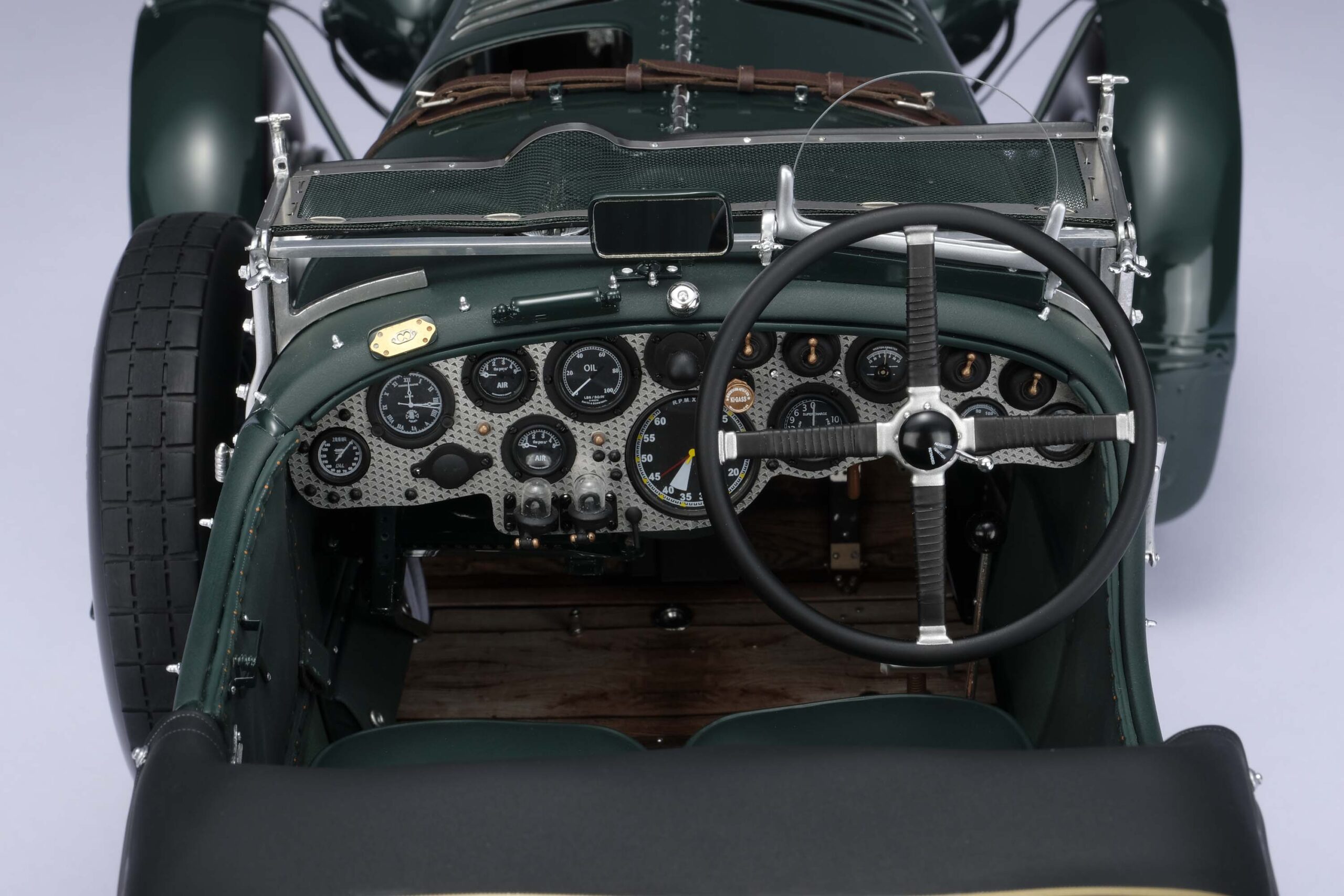 Amalgam Bentley Blower 1930 Le Mans Birkin & Chassagne - Blau | 1:8 - 画像23