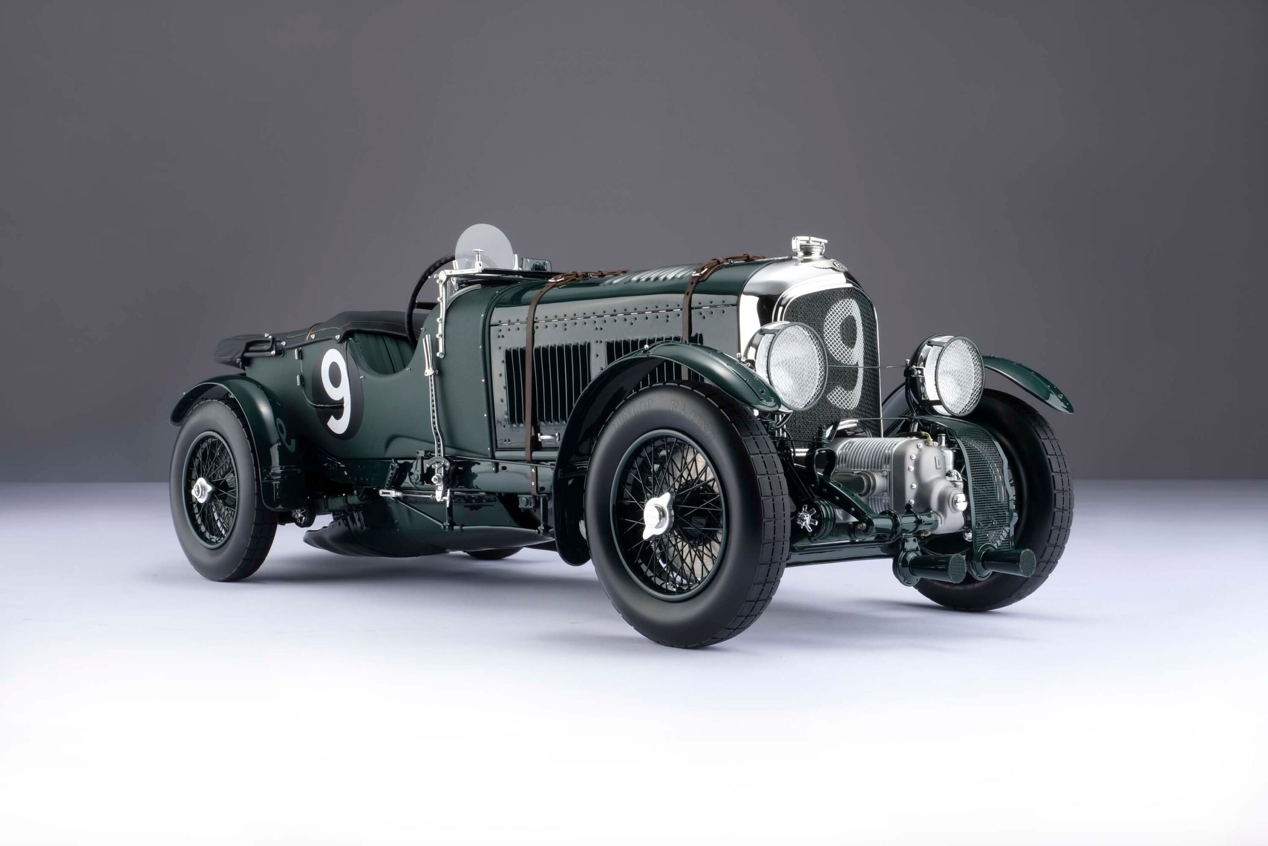 Amalgam Bentley Blower 1930 Le Mans Birkin & Chassagne - Blau | 1:8 - 画像10