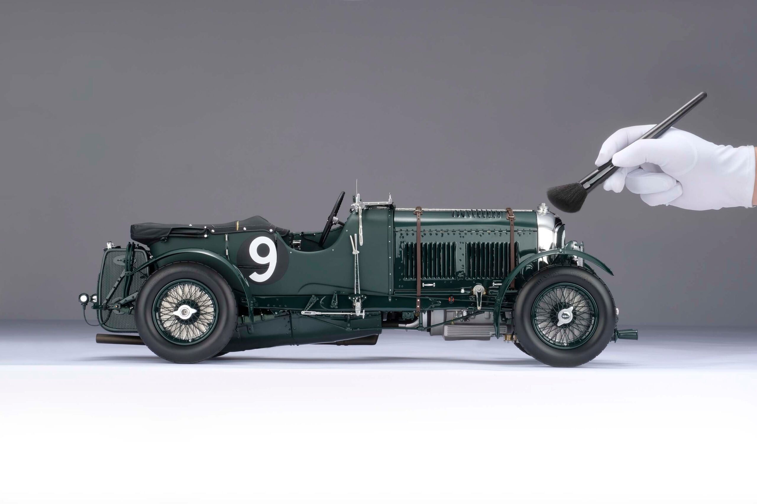 Amalgam Bentley Blower 1930 Le Mans Birkin & Chassagne - Blau | 1:8 - 画像4