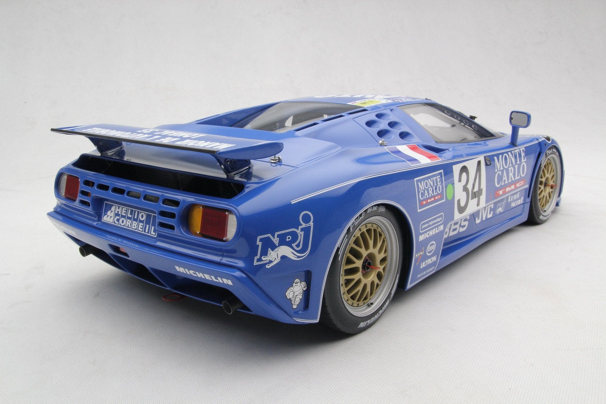 Amalgam Bugatti EB110 LM 1994 Le Mans - Blau | 1:8 - Immagine 9