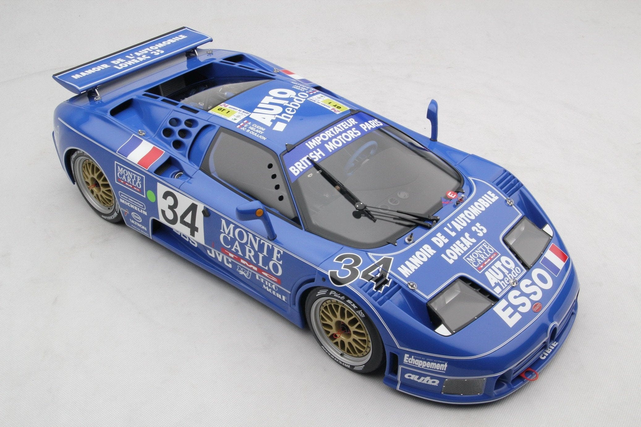 Amalgam Bugatti EB110 LM 1994 Le Mans - Blau | 1:8 - Immagine 11