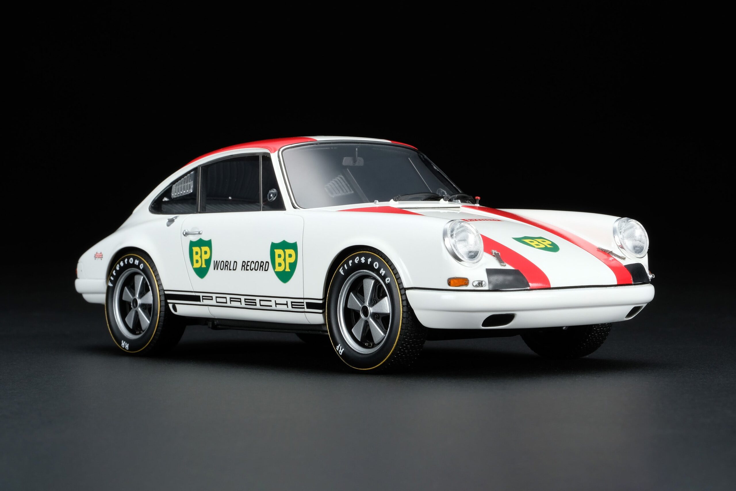 Amalgam Porsche 911 R 1967 BP World Record - Blanc | 1:18