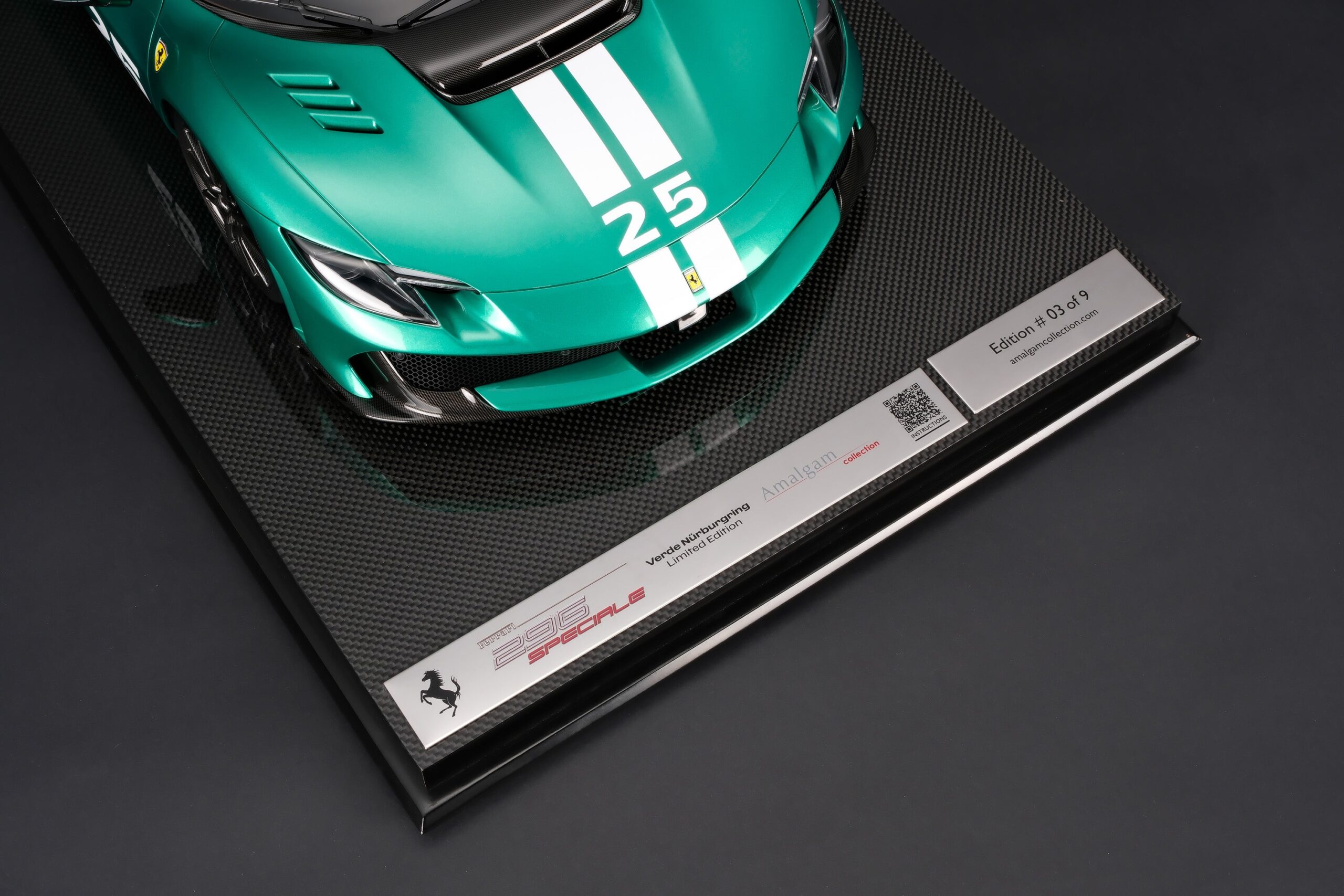 Amalgam Ferrari 296 Speciale (2025) - Grün | 1:8 - 画像22