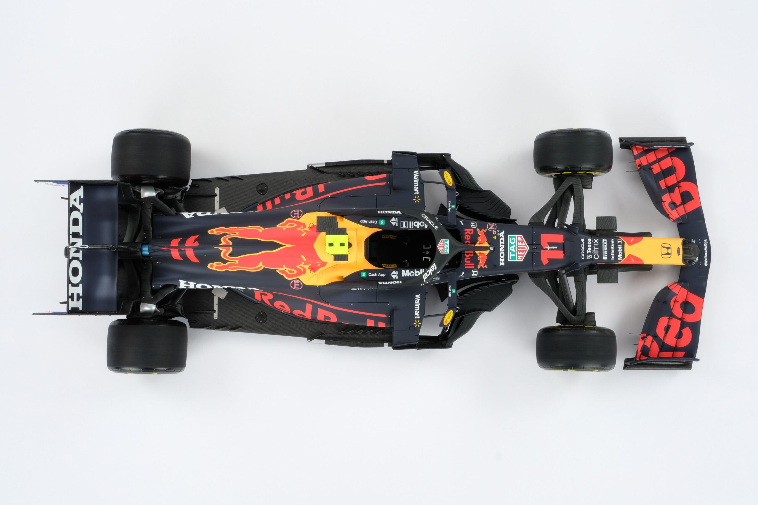 Amalgam Red Bull Racing Honda RB16B 2021 Baku Grand Prix Sergio Pérez | 1:8 - Imagen 14