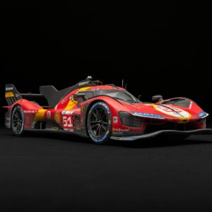 Amalgam Ferrari 499P 2023 Vainqueur du Mans (Effet Course) - Rouge | 1:18