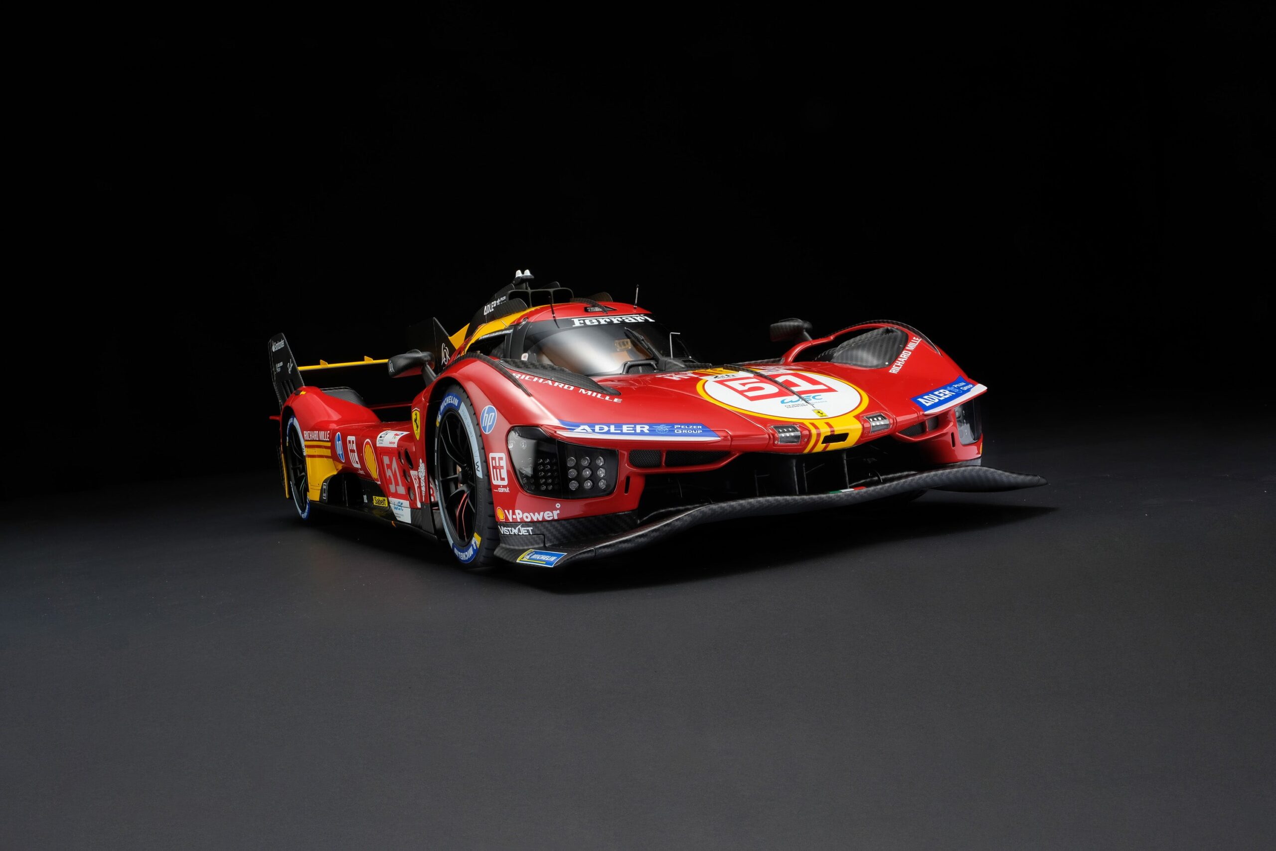Amalgam Ferrari 499P 2024 Le Mans - Rot | 1:8 - 画像24