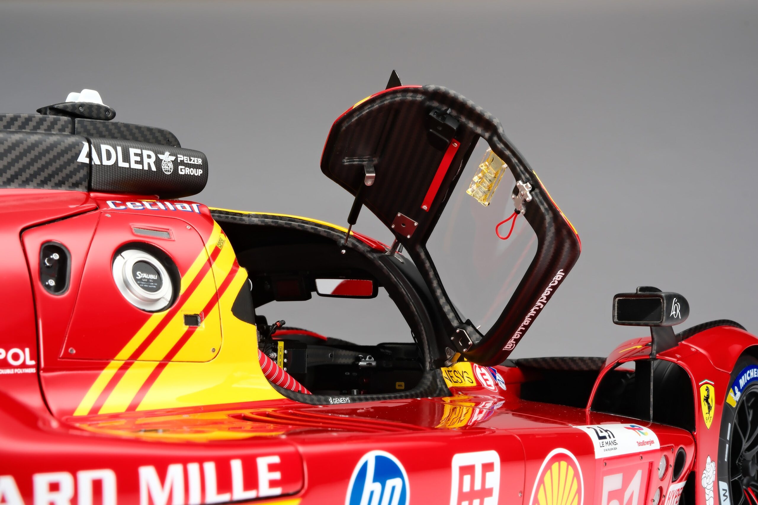 Amalgam Ferrari 499P 2024 Le Mans - Rot | 1:8 - 画像31