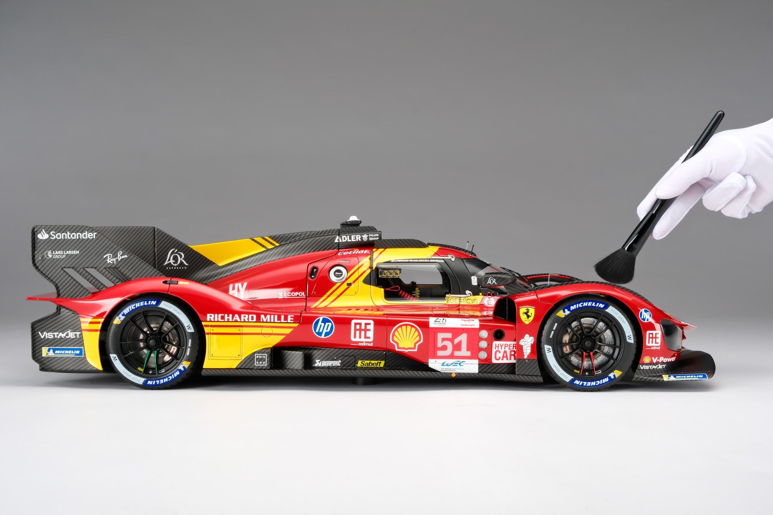 Amalgam Ferrari 499P 2024 Le Mans - Rot | 1:8 - 画像25