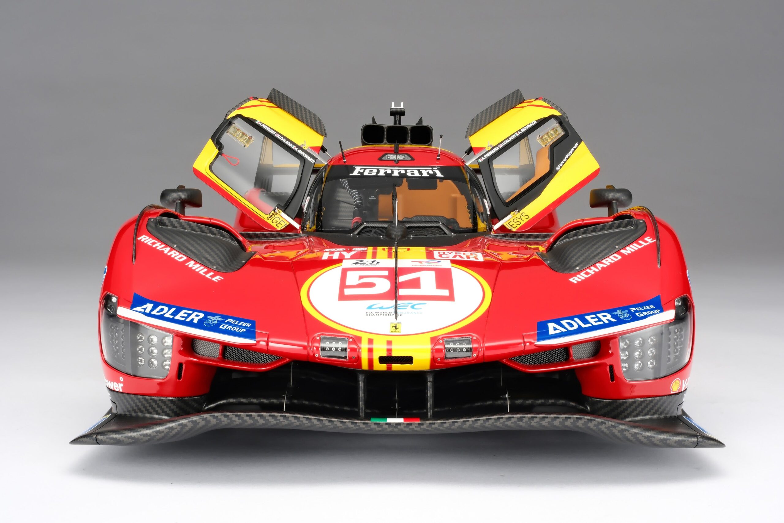 Amalgam Ferrari 499P 2024 Le Mans - Rot | 1:8 - 画像30