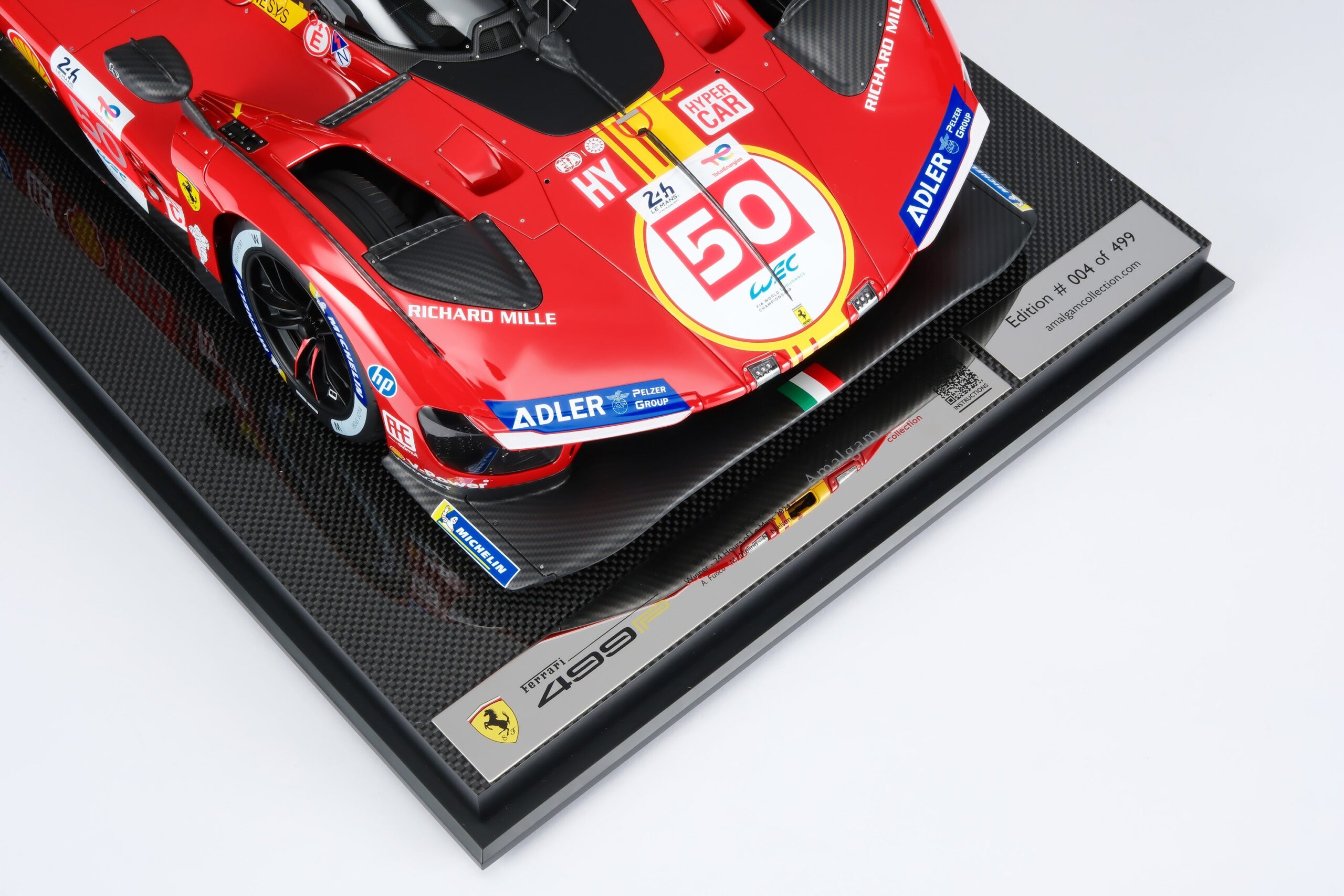 Amalgam Ferrari 499P 2024 Le Mans - Rot | 1:8 - 画像20
