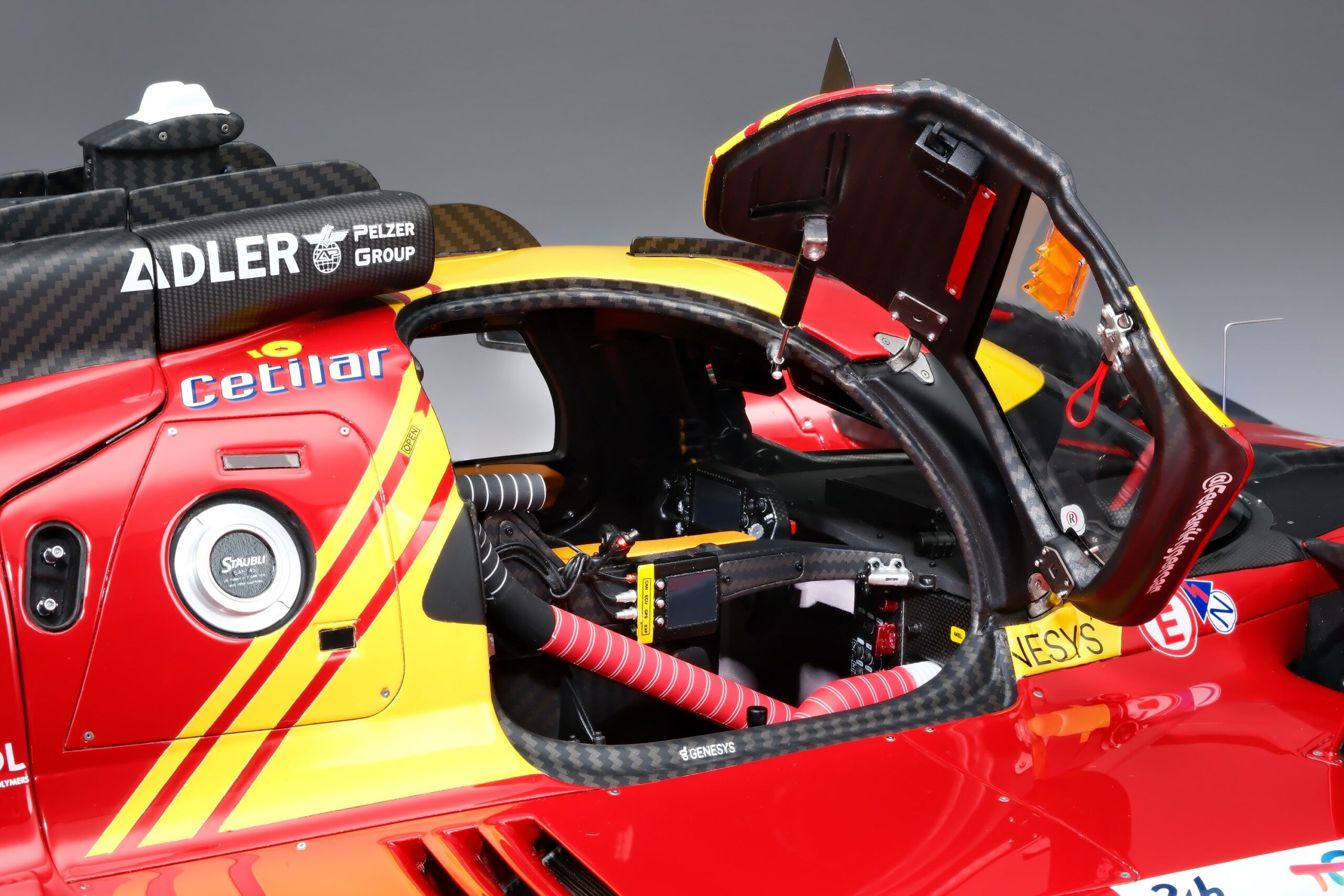 Amalgam Ferrari 499P 2024 Le Mans - Rot | 1:8 - 画像9