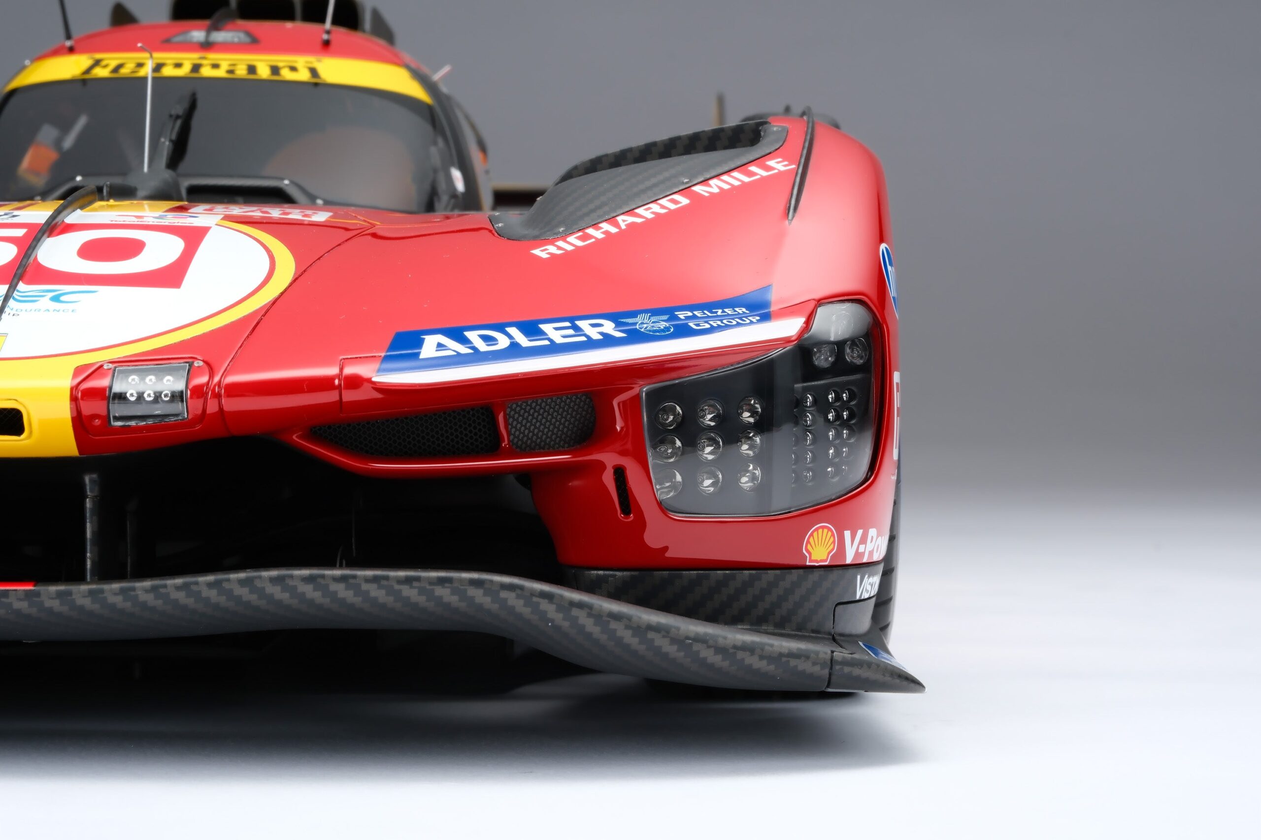 Amalgam Ferrari 499P 2024 Le Mans - Rot | 1:8 - 画像13