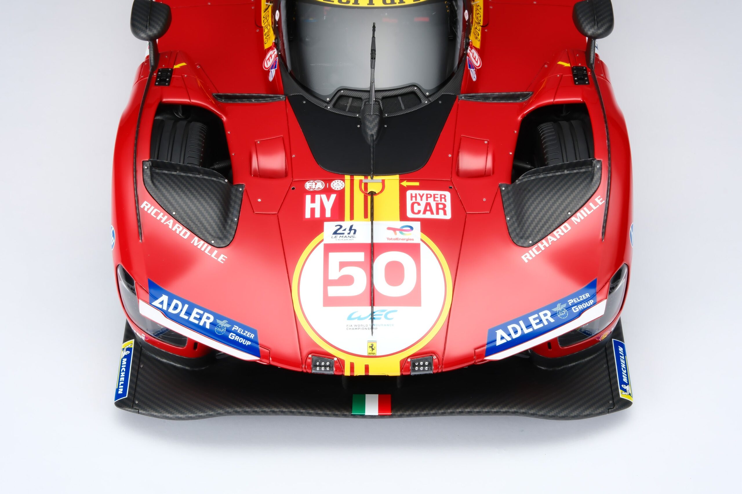 Amalgam Ferrari 499P 2024 Le Mans - Rot | 1:8 - 画像12