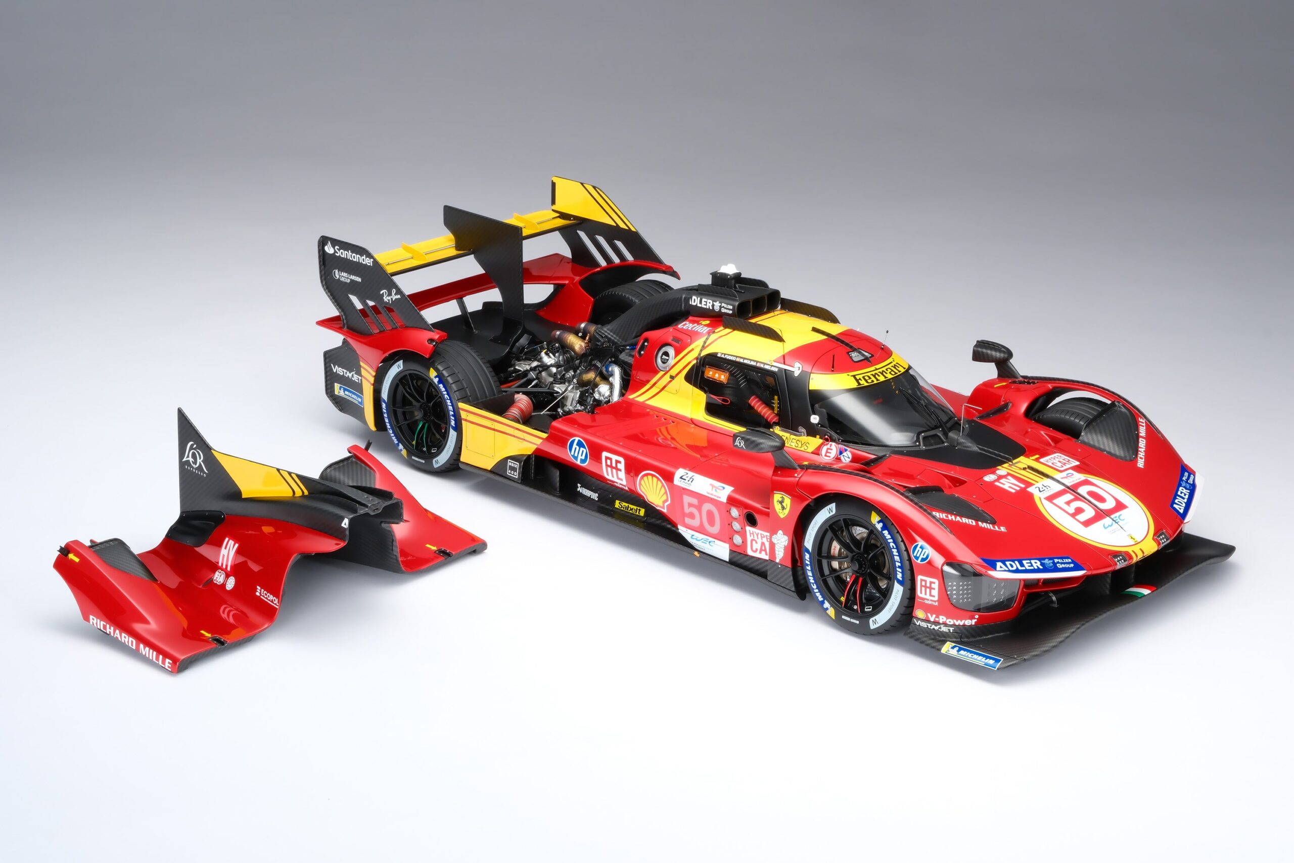 Amalgam Ferrari 499P 2024 Le Mans - Rot | 1:8 - 画像14