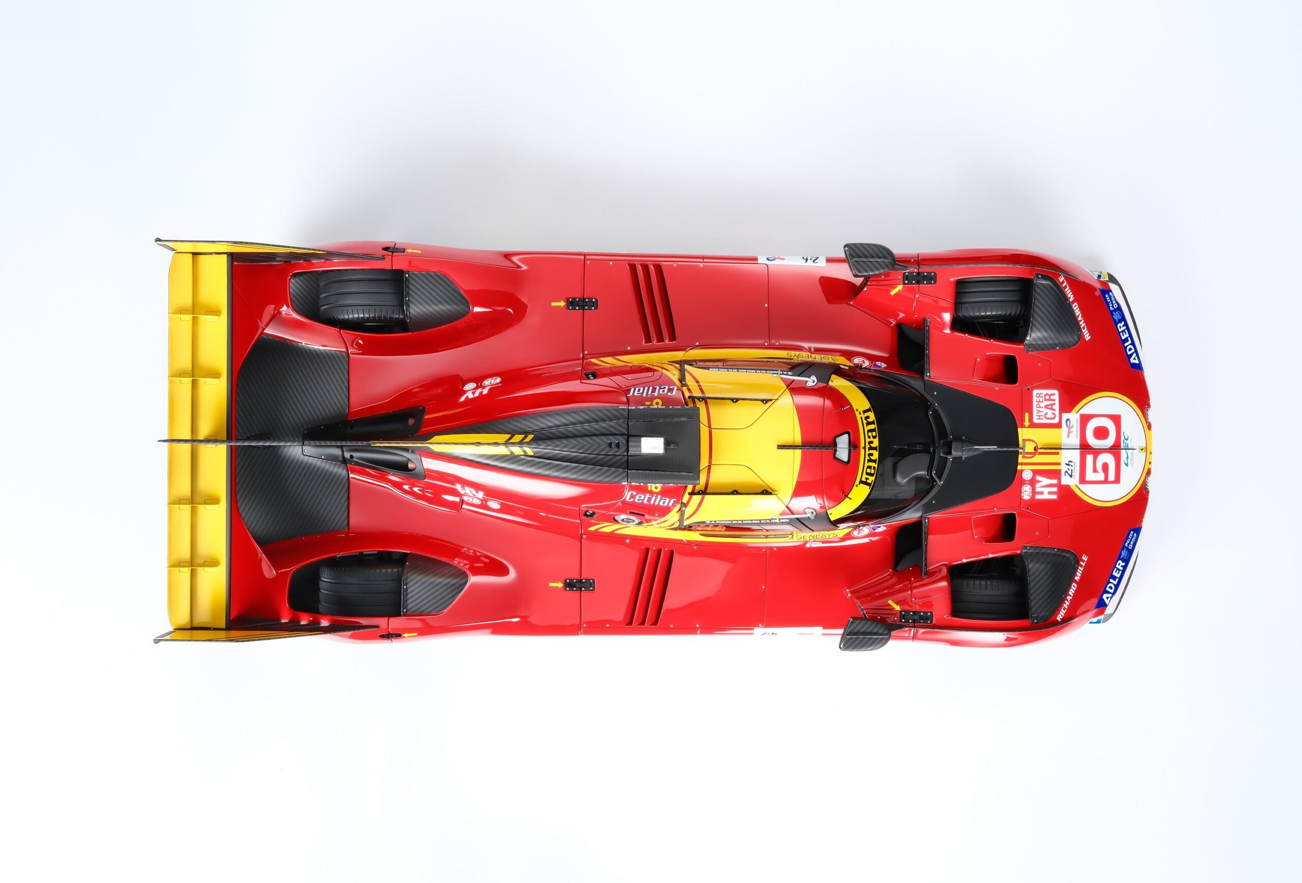 Amalgam Ferrari 499P 2024 Le Mans - Rot | 1:8 - 画像23