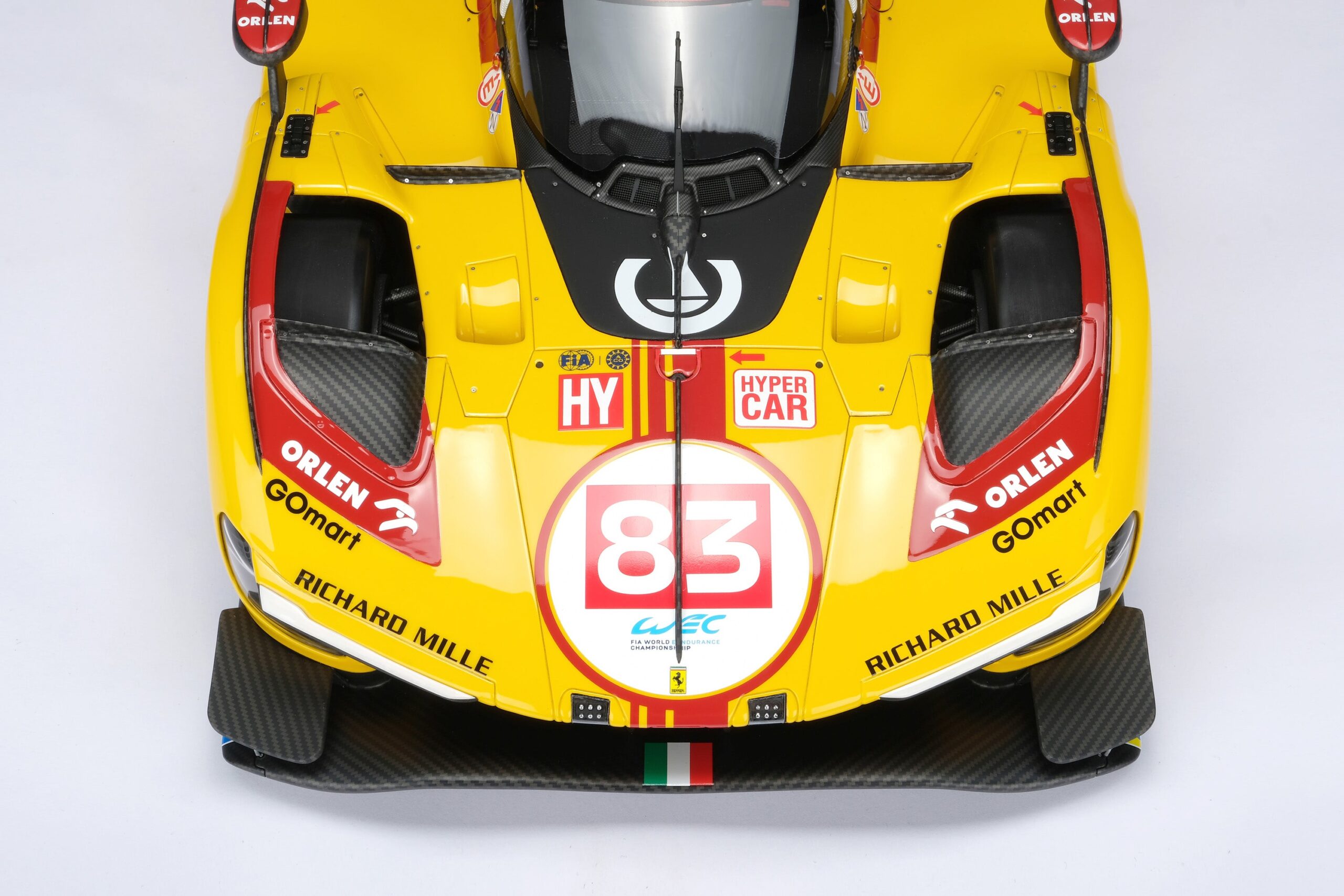 Amalgam Ferrari 499P 2024 Lone Star Le Mans Winner - Gelb | 1:8 - 画像14