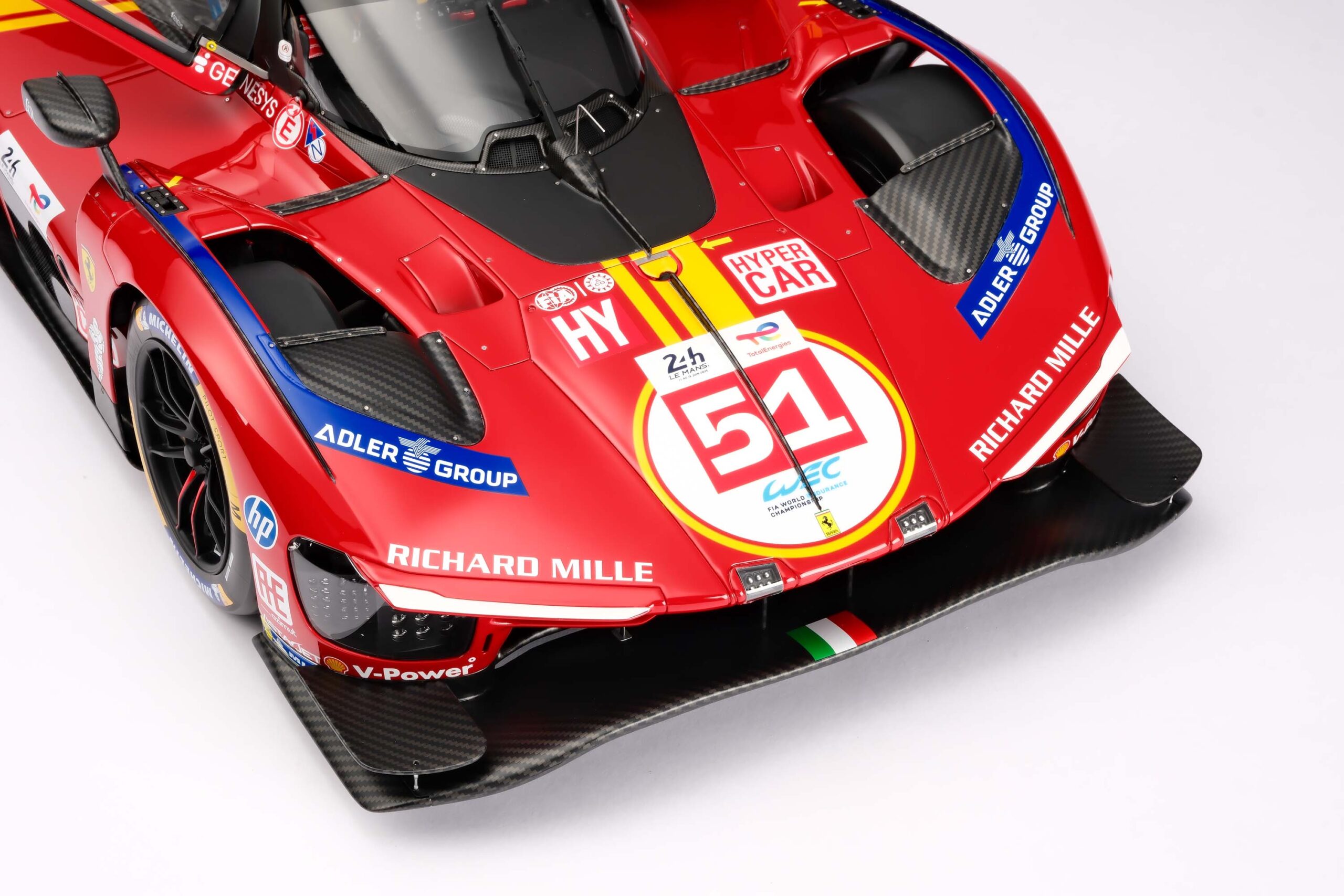 Amalgam Ferrari 499P 2025 Le Mans - Rot | 1:8 - Image 49