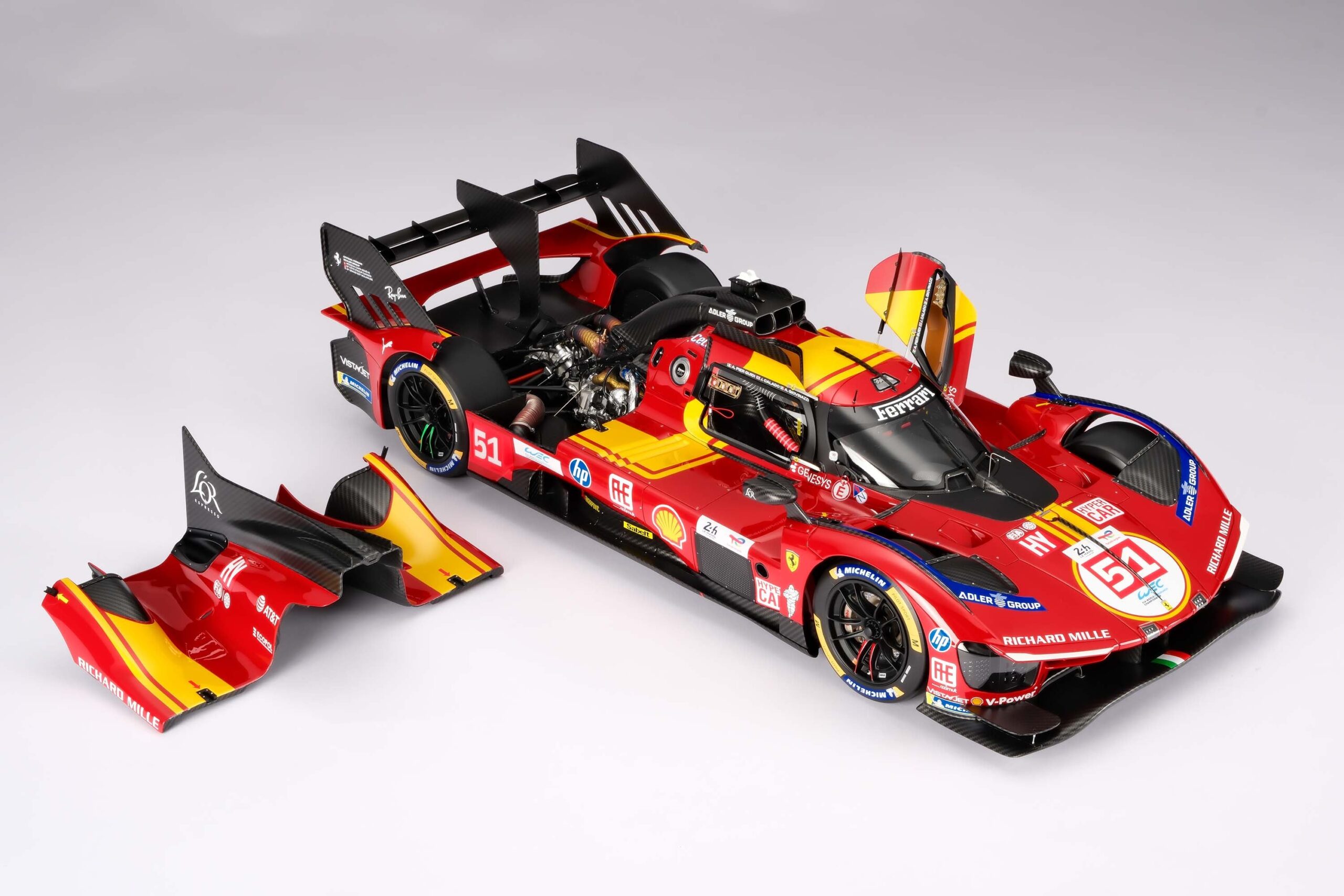 Amalgam Ferrari 499P 2025 Le Mans - Rot | 1:8 - Image 41
