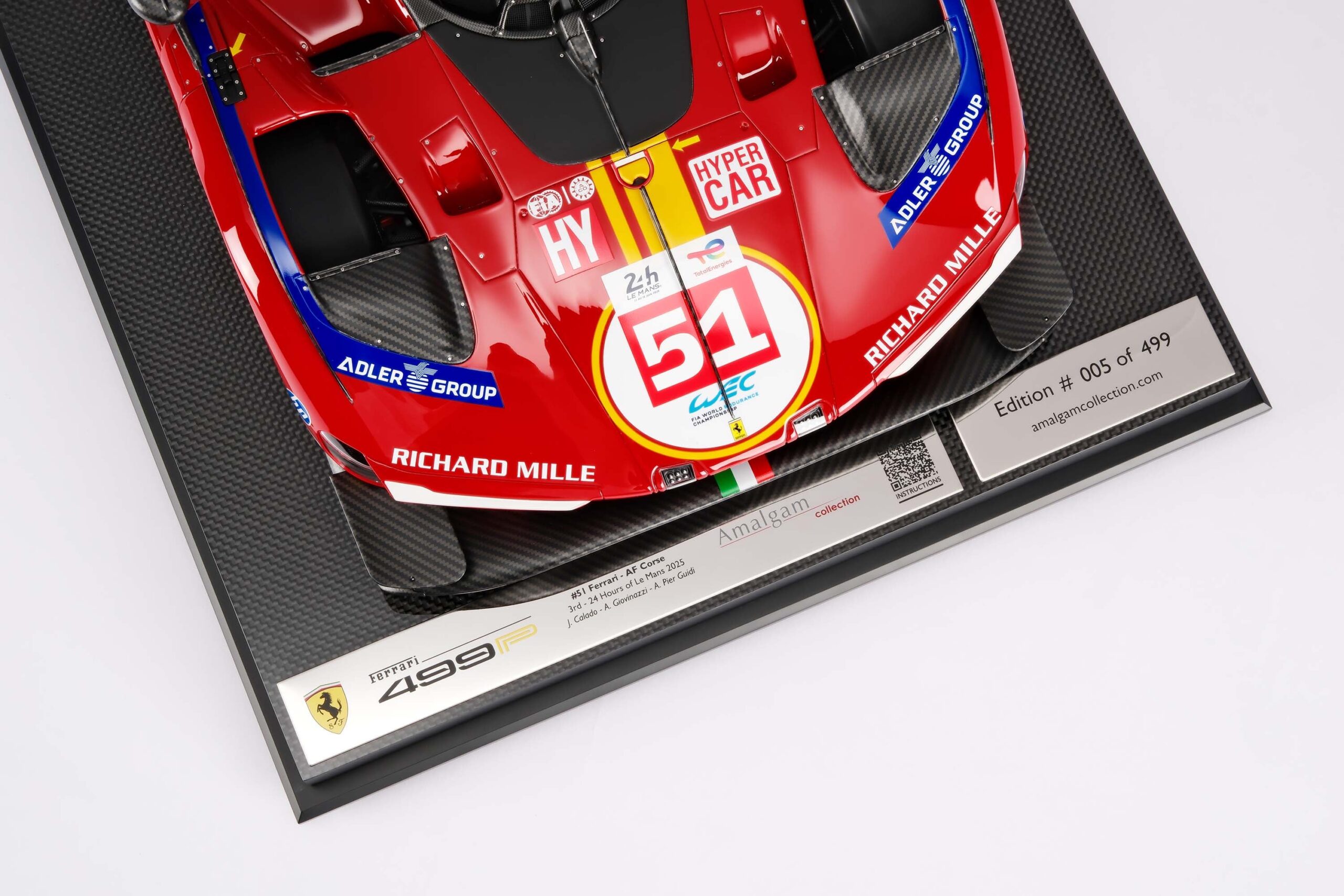 Amalgam Ferrari 499P 2025 Le Mans - Rot | 1:8 - Image 44