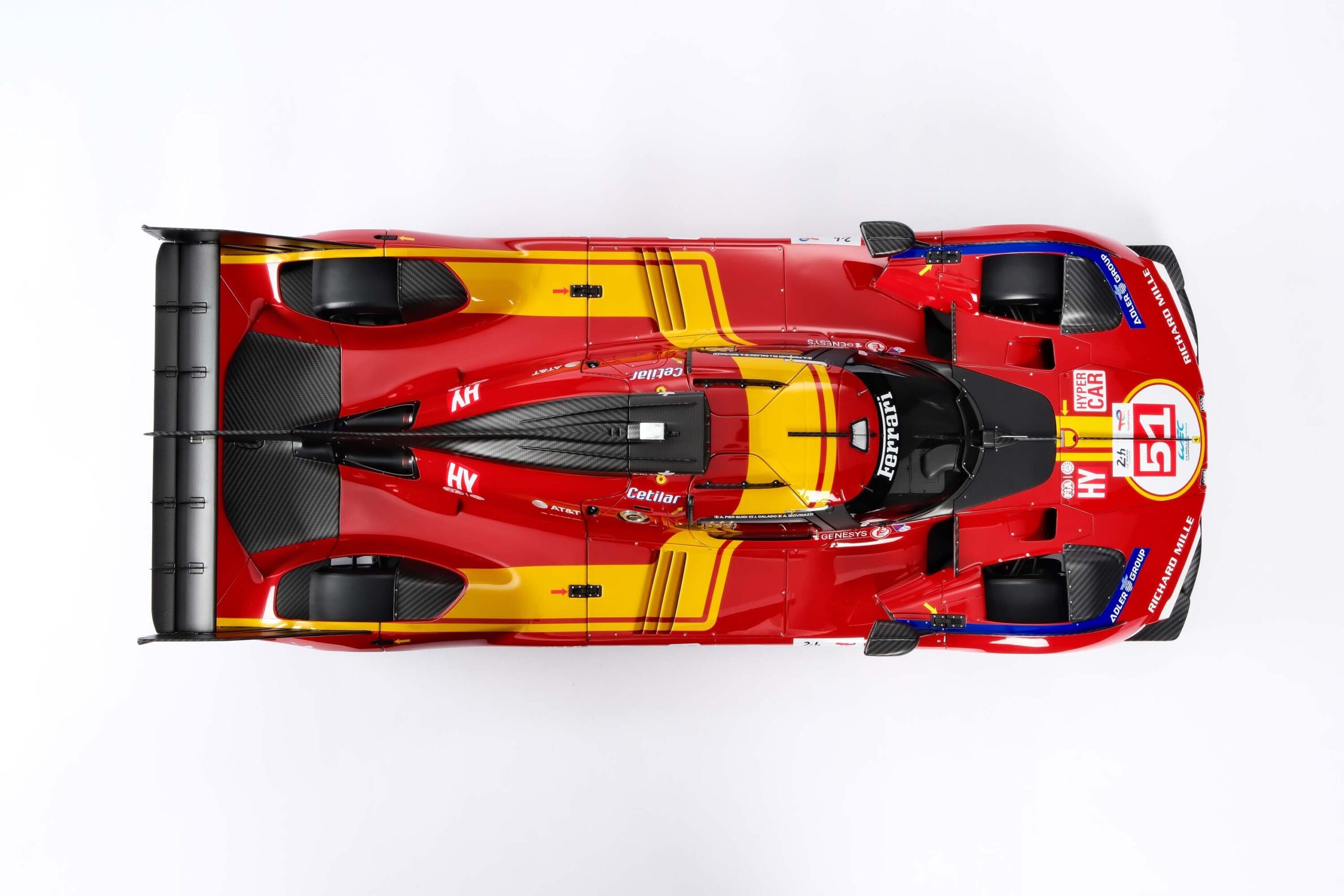 Amalgam Ferrari 499P 2025 Le Mans - Rot | 1:8 - Image 45