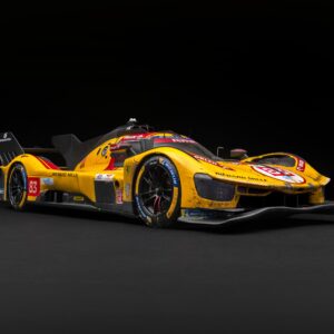 Amalgam Ferrari 499P 2025 Le Mans Winner Race Weathered - Red | 1:8